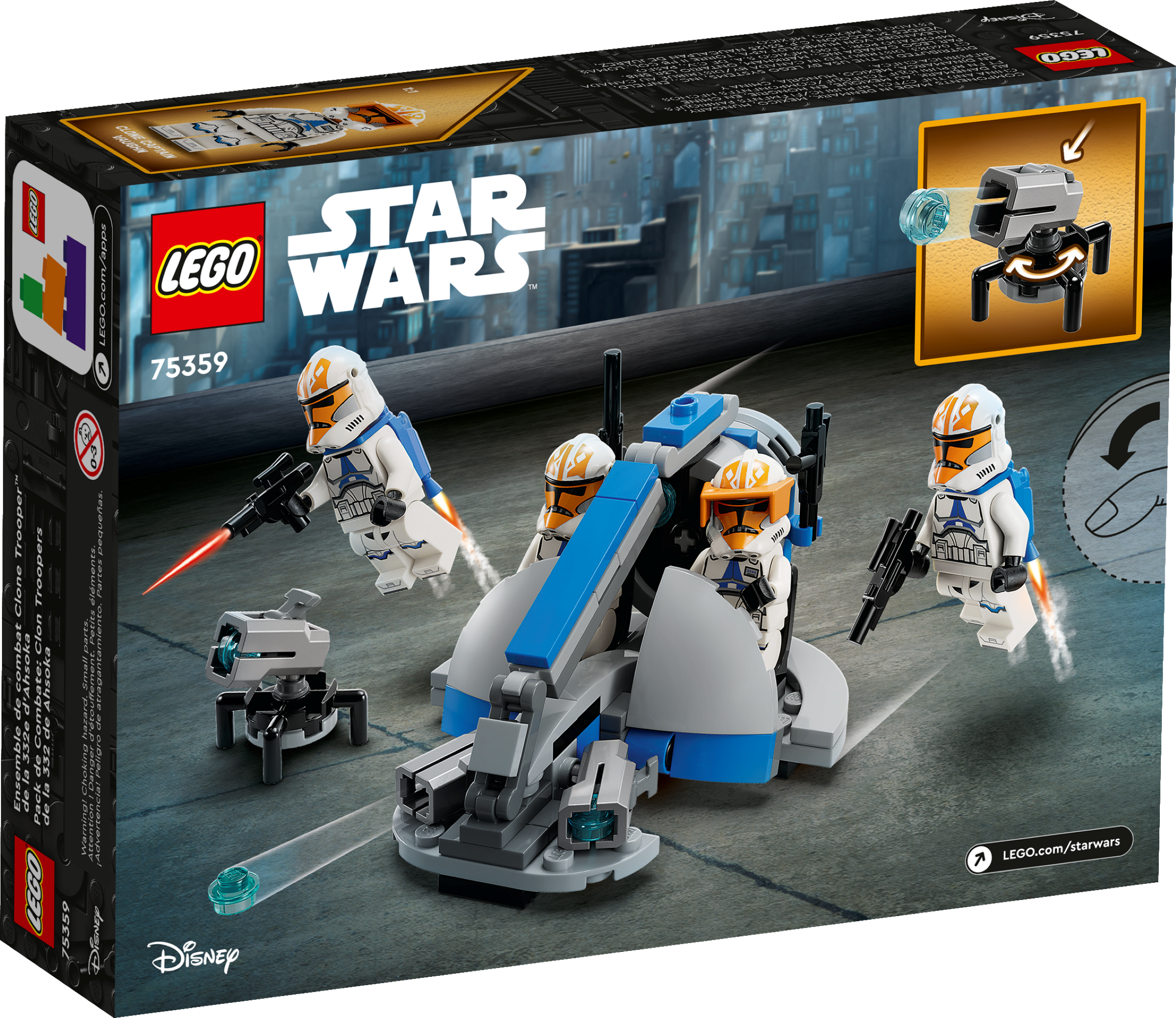 Ahsoka's Clone Battle Pack 75359 | Star Wars™ | Buy online at the Official LEGO® US