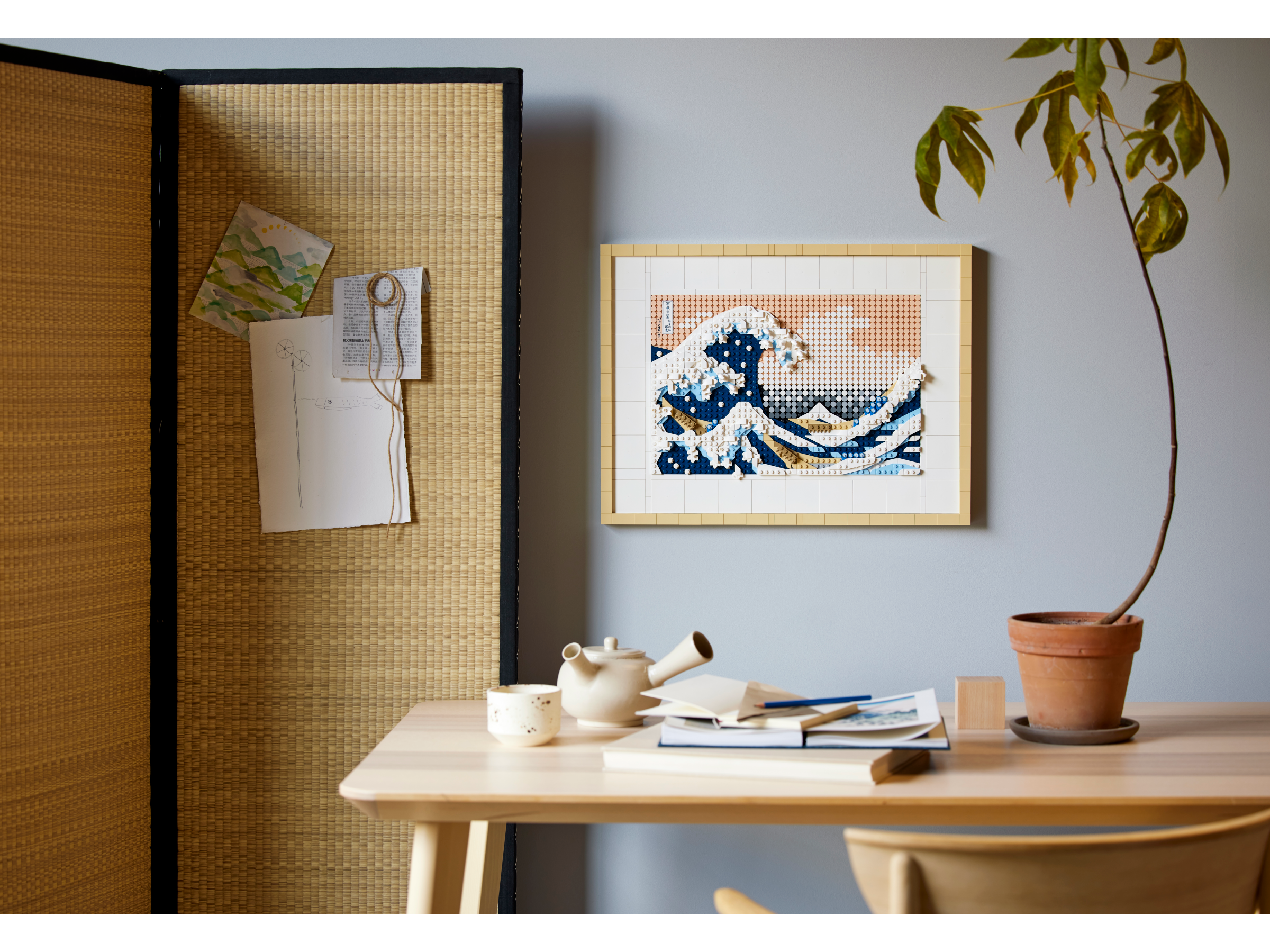  LEGO Art Hokusai – The Great Wave 31208, 3D Japanese Wall Art,  Framed Ocean Canvas Picture for Home or Office Décor, Creative DIY  Activity, Arts & Crafts Kit, Hobbies for Adults 
