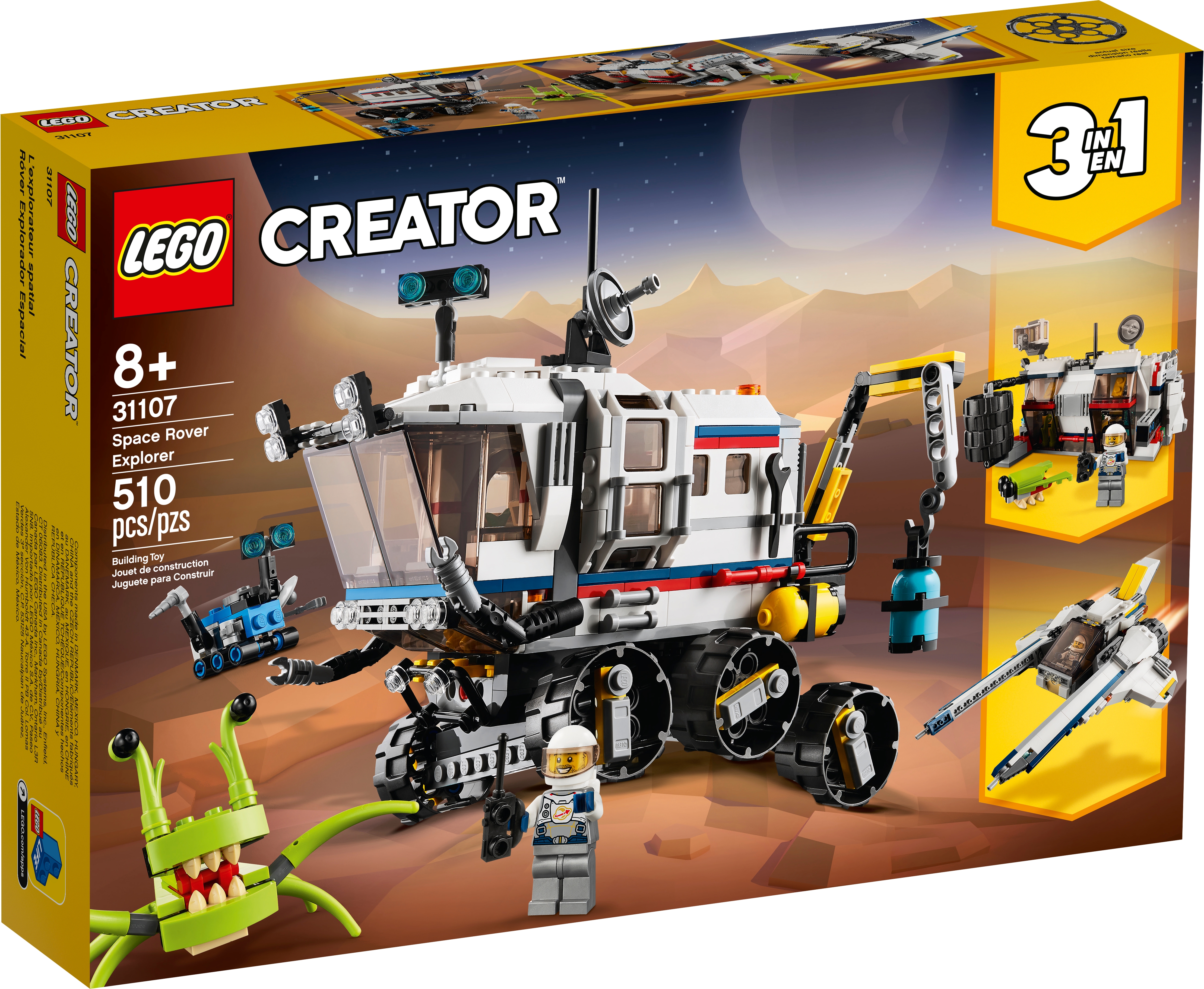 Space Rover Explorer 31107 | Creator 3-in-1 | Buy online at the Official  LEGO® Shop GB