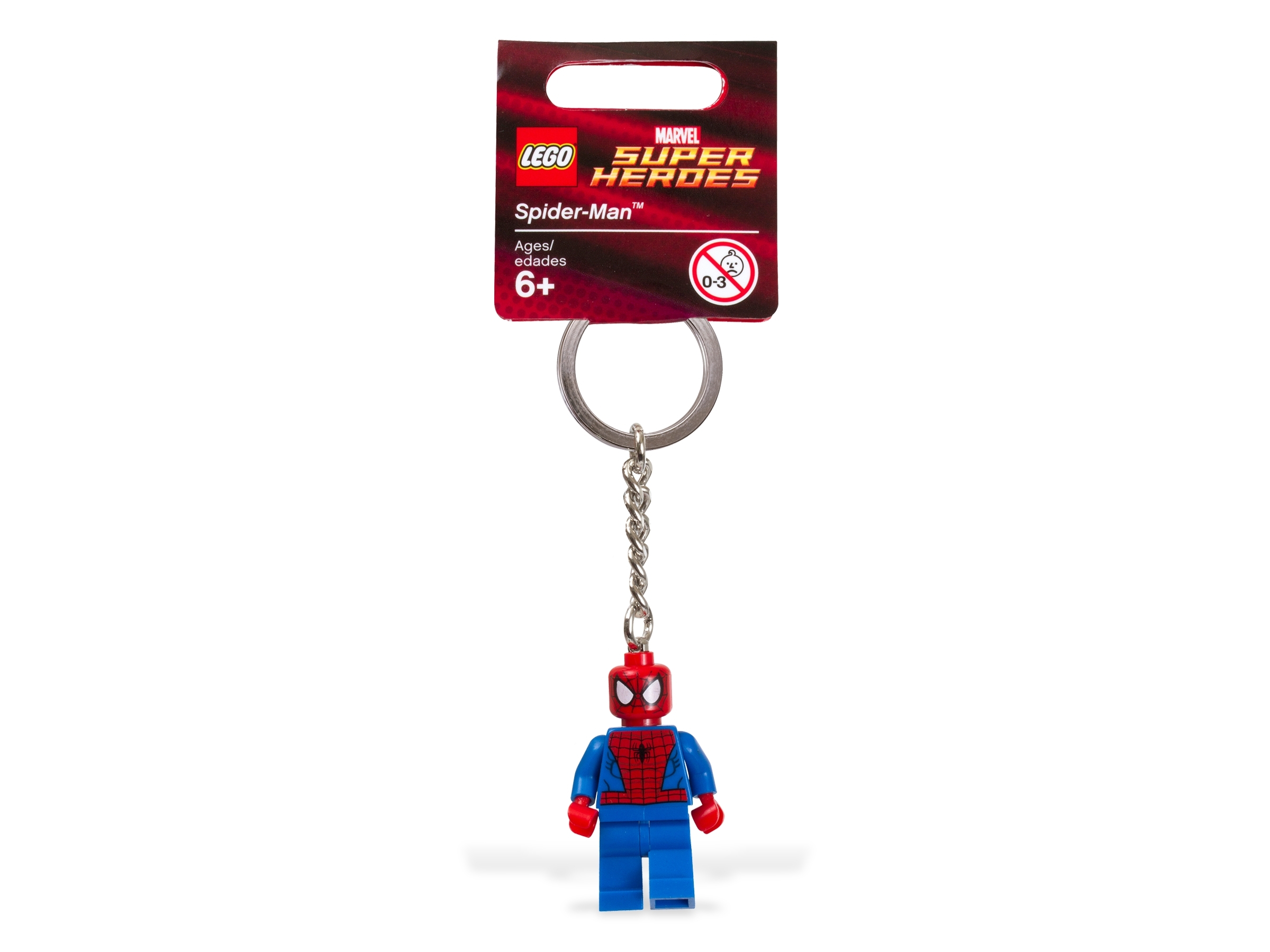 lego spiderman keyring