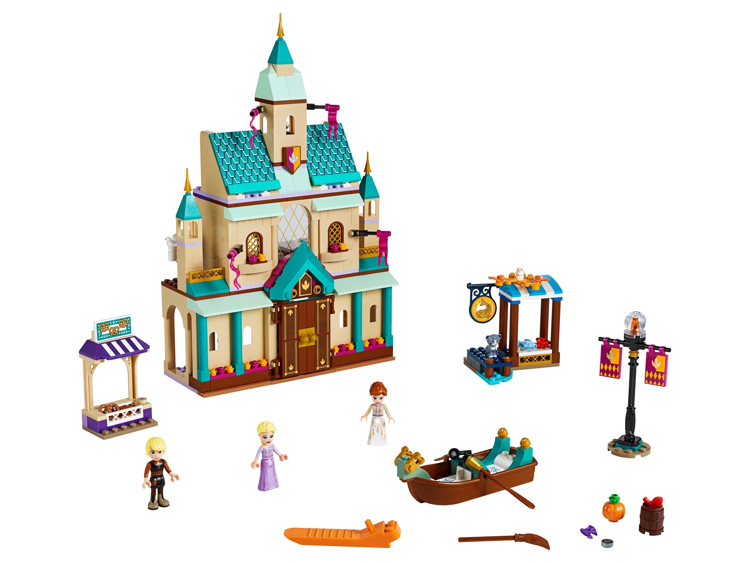 Lego lego disney, il villaggio del castello di arendelle 41167