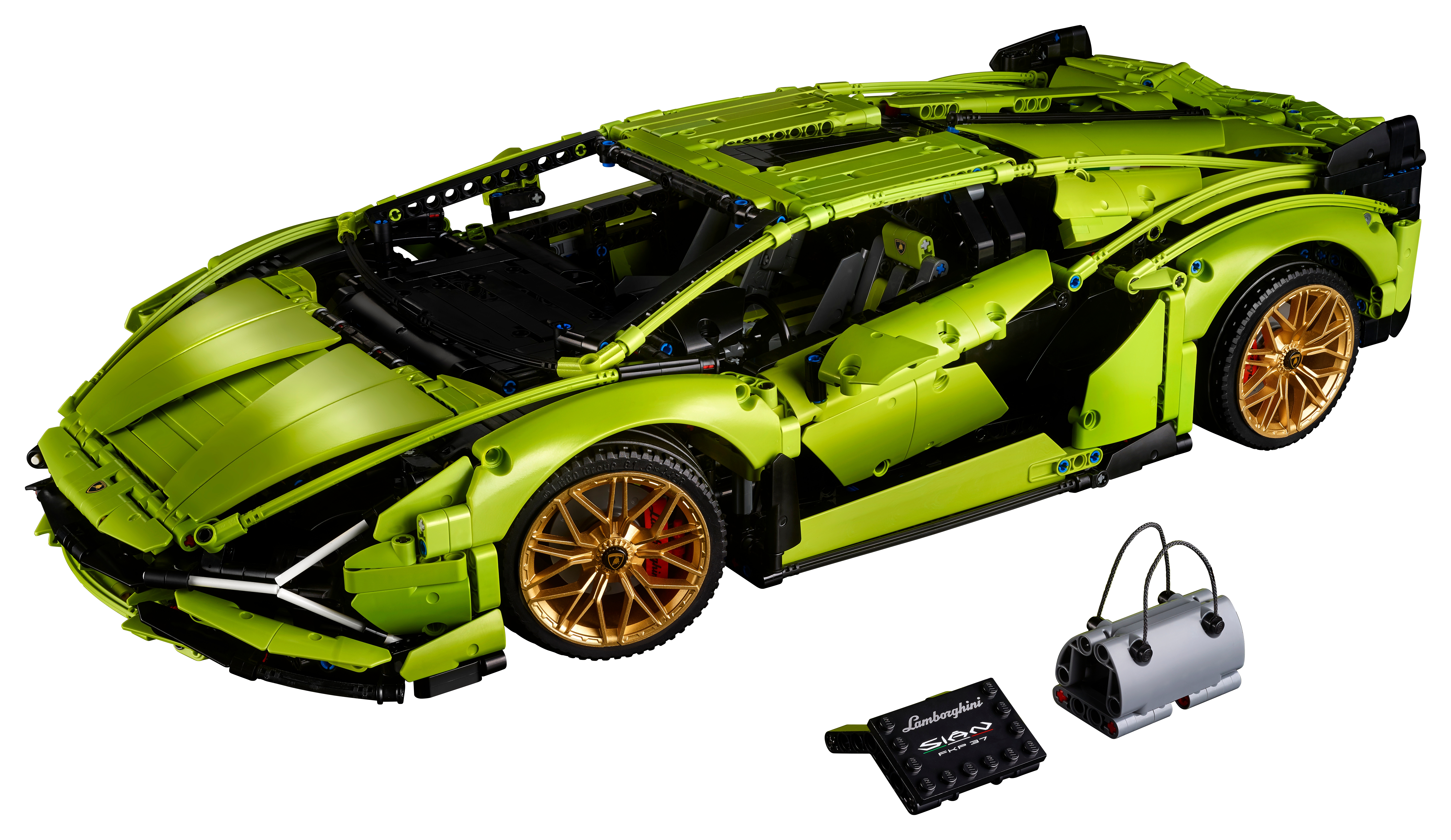 lego technic green car