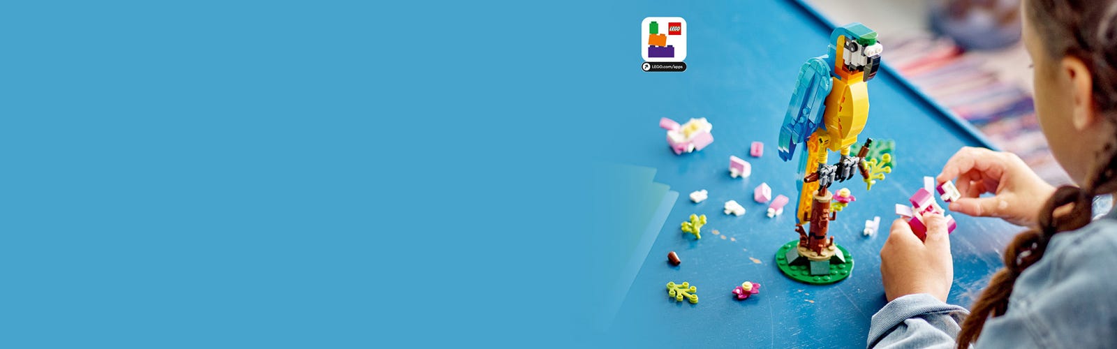 LEGO Creator 3 in 1 pappagallo esotico a rana a pesce 31136 figure di  animali, giocattolo da costruzione, giocattoli creativi per bambini dai 7  anni in su – Giochi e Prodotti per l'Età Evolutiva