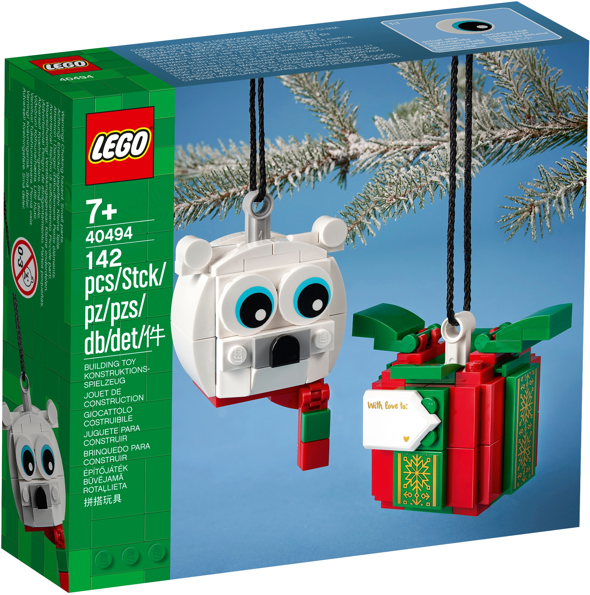 Schuine streep fort mengsel IJsbeer en cadeau pakket 40494 | Overig | Officiële LEGO® winkel NL