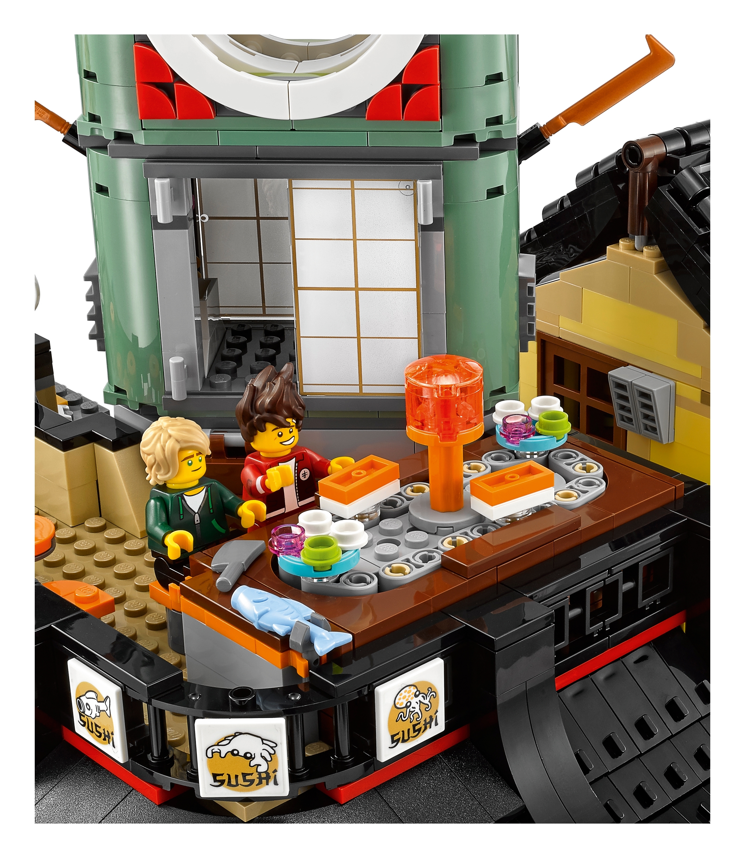LEGO City / Ninjago Town Black Fishing Rod Pole 12L 96858 2614 For  Minifigure