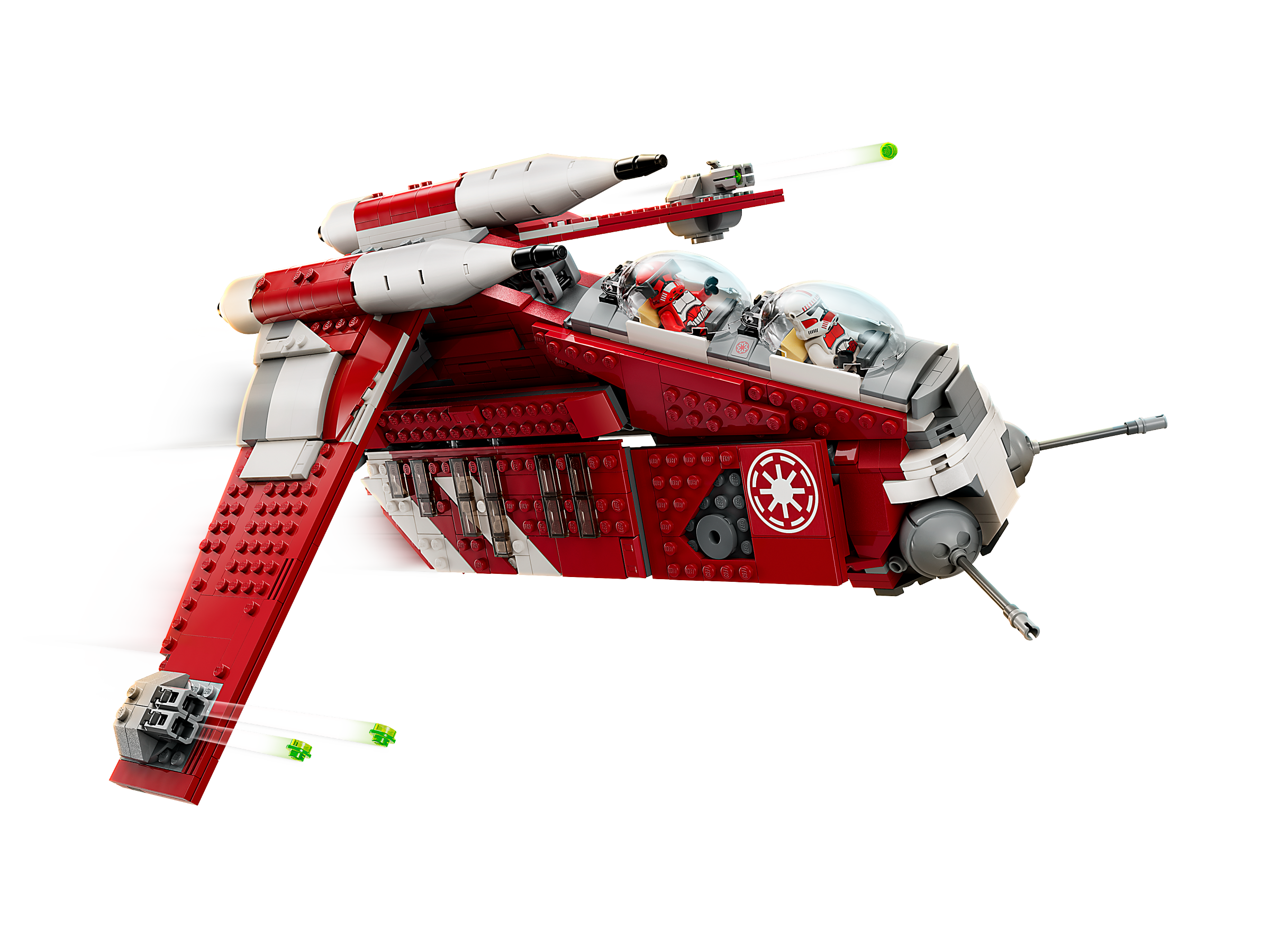 LEGO MOC Coruscant Republic Gunship Double Door Modification and