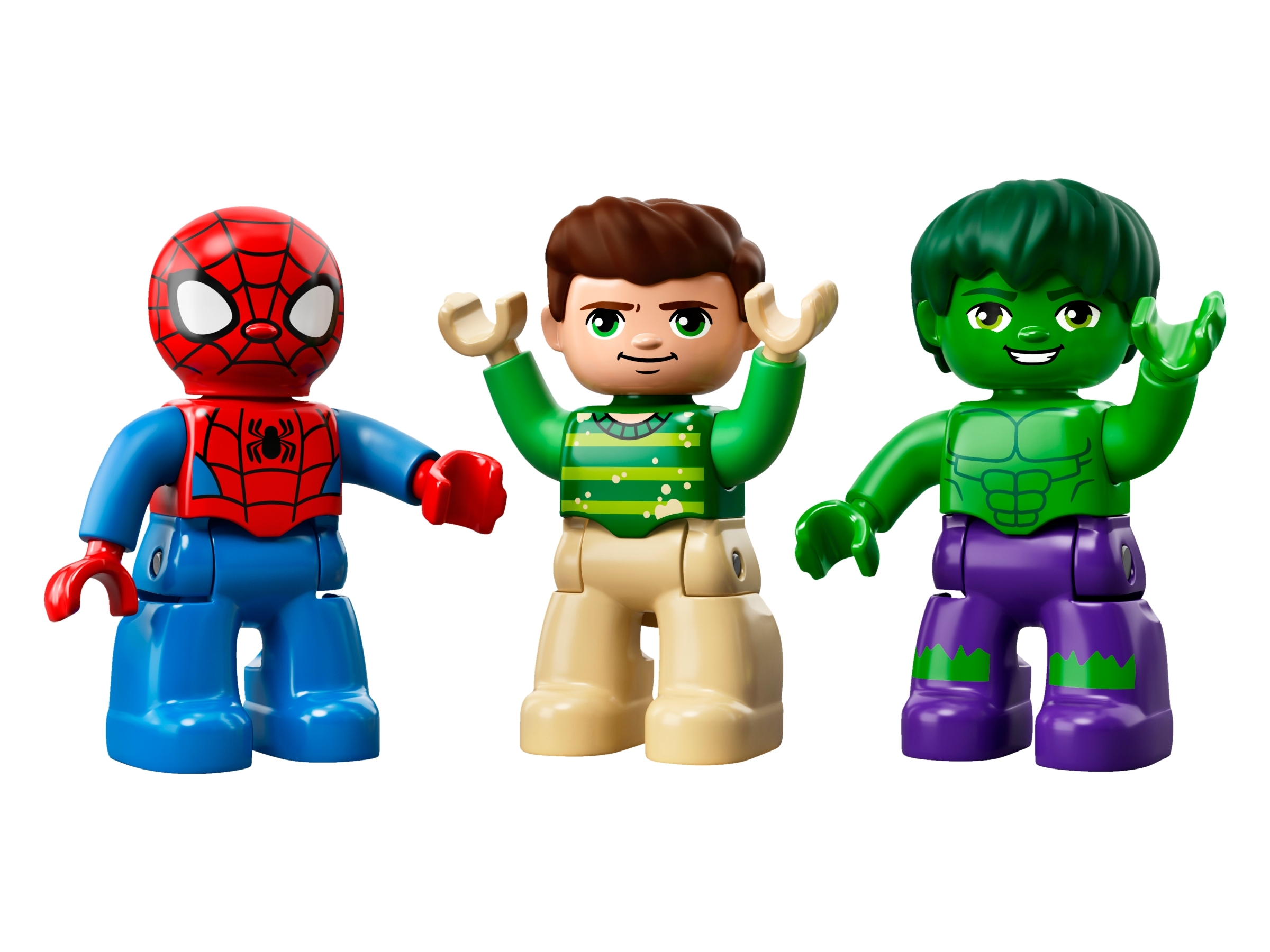 lego duplo spiderman and hulk