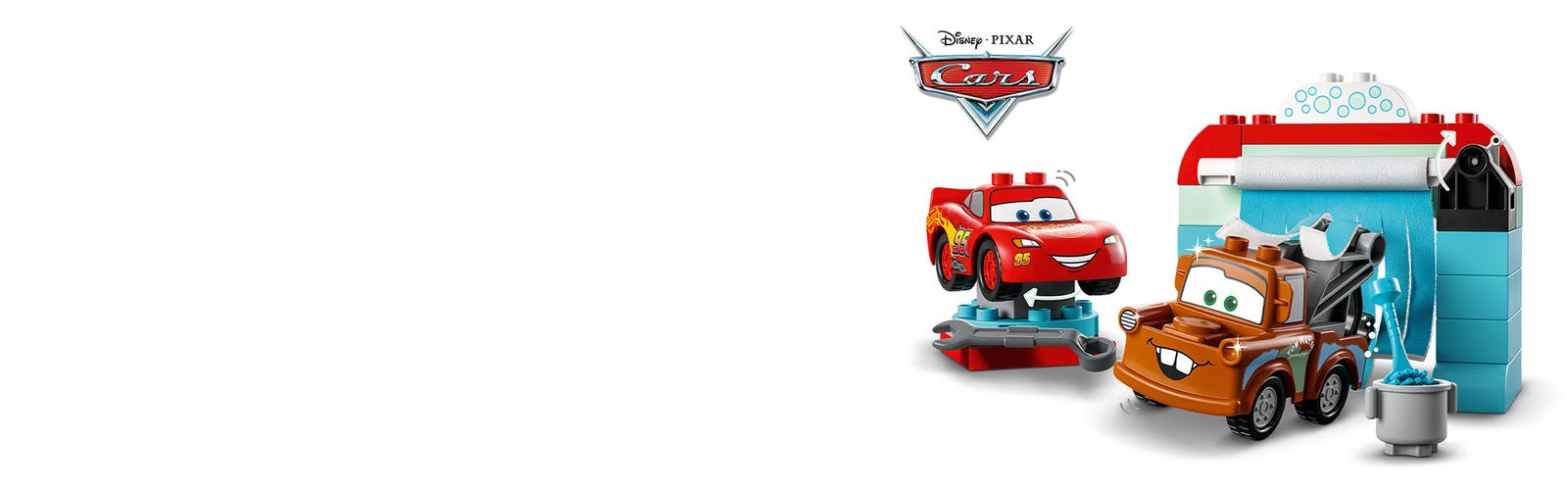 LEGO Duplo – Disney – Carros – Diversão no Lava-Jato com Relâmpago McQueen  e Mate – 10996 - RioMar Fortaleza Online