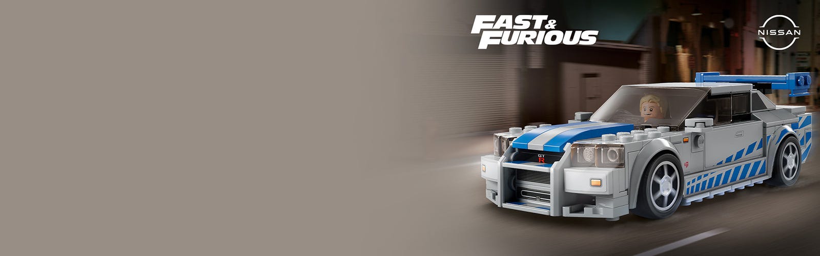 LEGO Speed Champions Bundle Fast & Furious: Include 1970 Dodge Charger R/T  (76912) e 2 Fast 2 Furious Nissan Skyline GT-R (R34) (76917), Macchine  Giocattolo per Bambini, Bambine, Ragazzi e Ragazze 