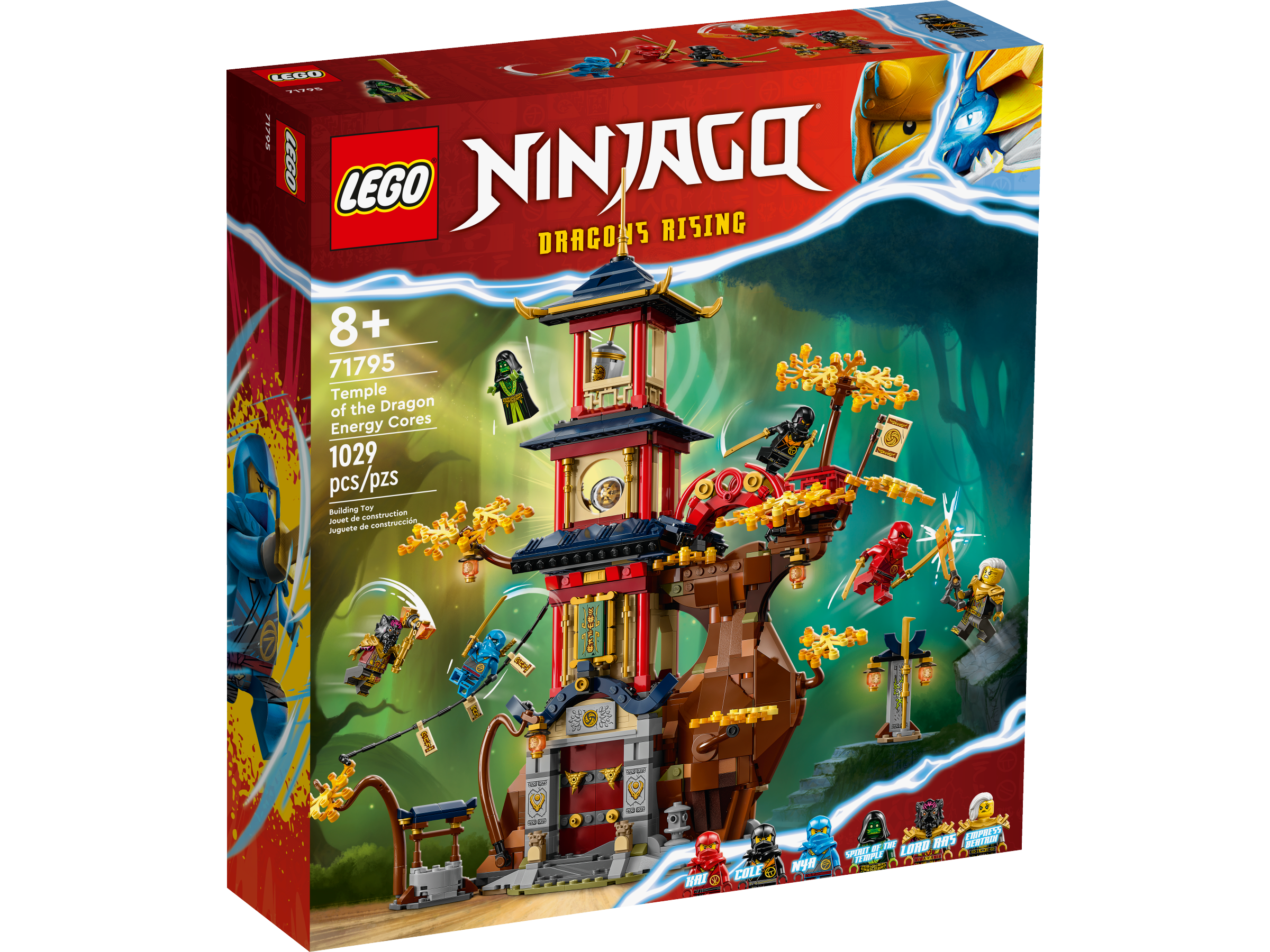 Temple of the Dragon Energy Cores 71795 | NINJAGO® | Buy online at