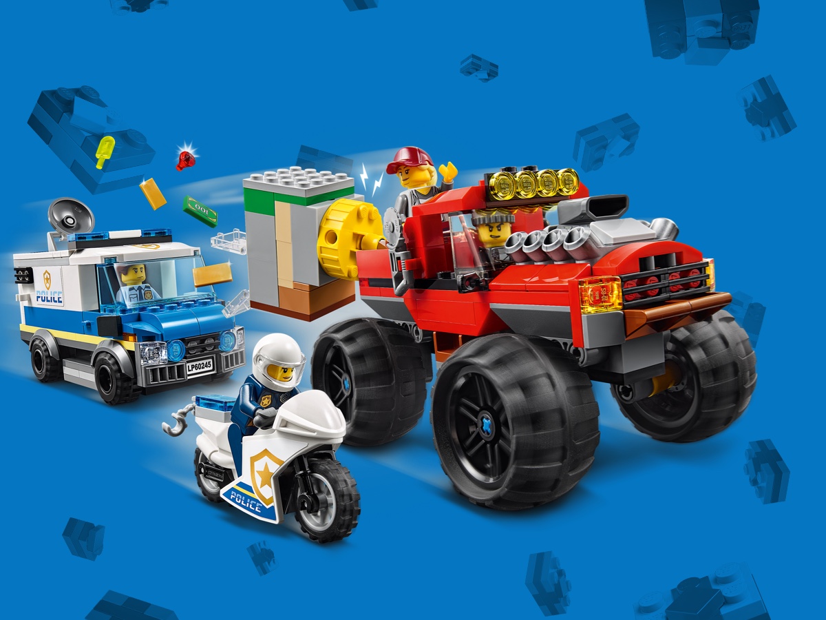 Lego police hot sale motor