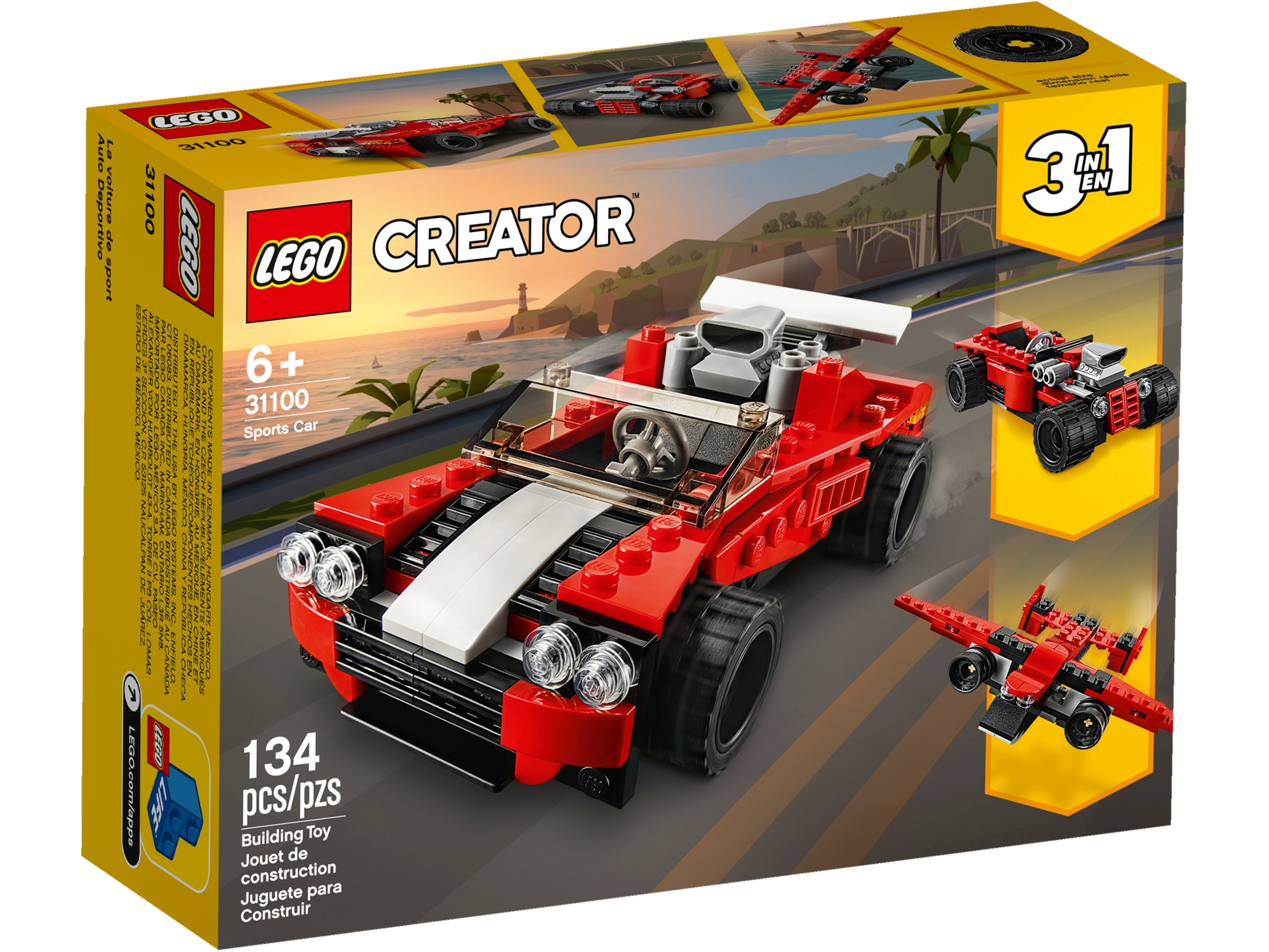lego creator 3 in 1 race car