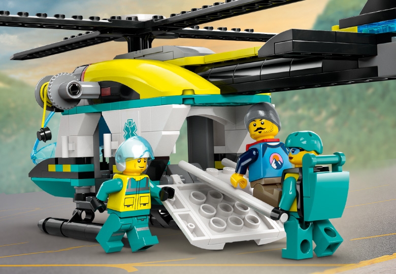 Lego city discount rescue helicopter set