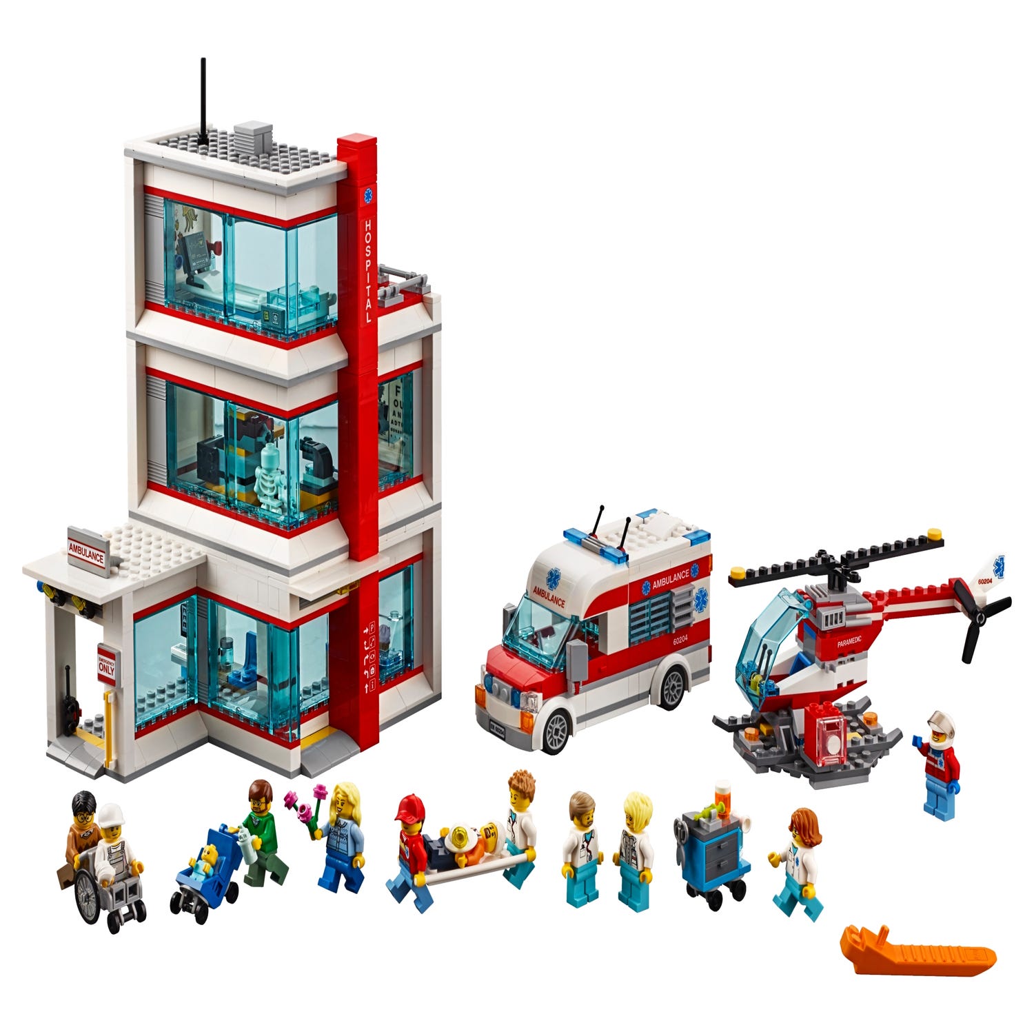 LEGO® City Hospital 60204 | City online at the Official LEGO® Shop