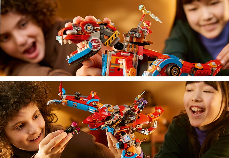 库珀的霸王龙变身机甲71484 | 乐高®梦境城猎人| LEGO.com CN