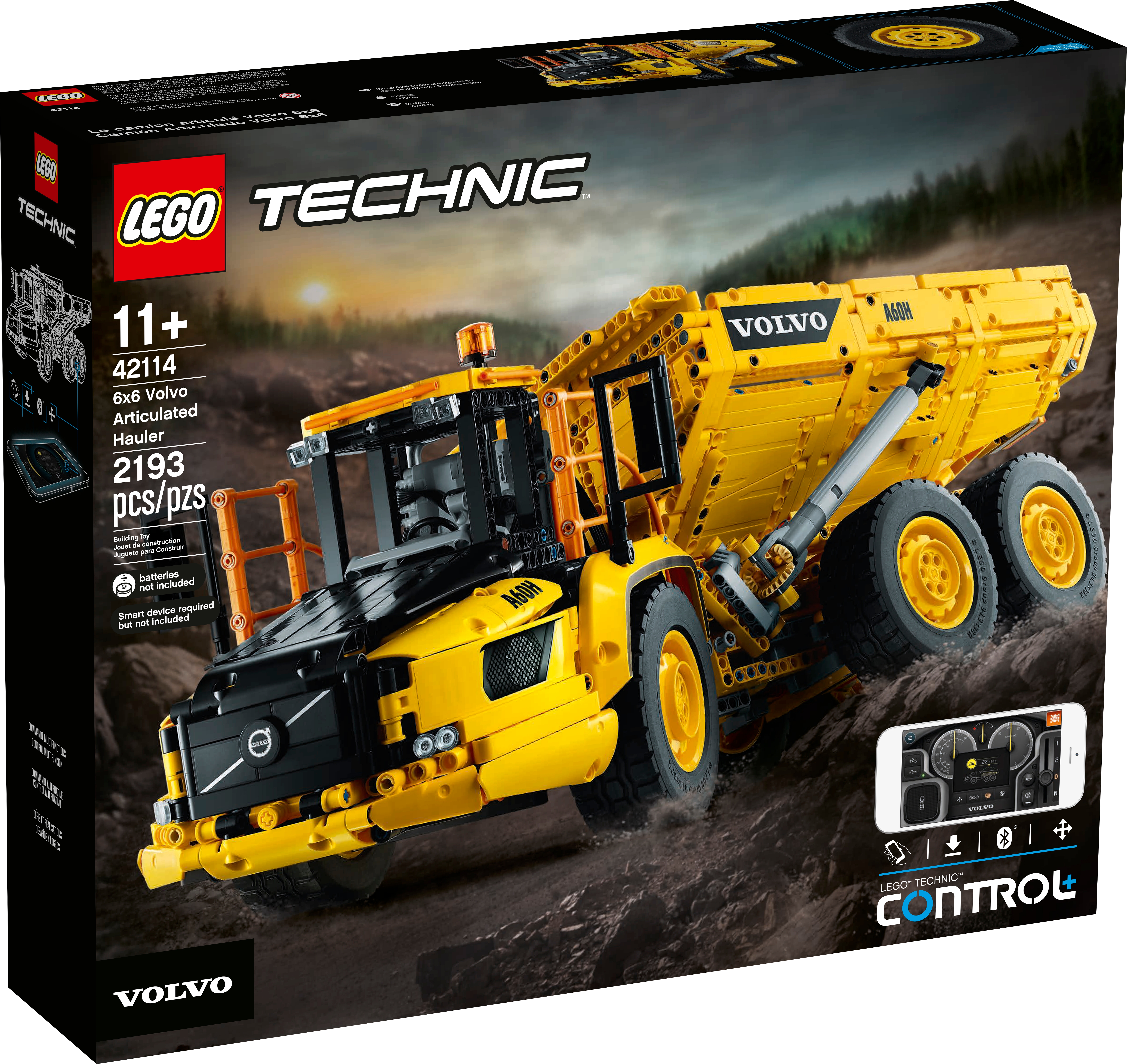 6x6 Articulated Hauler | Technic™ Buy online the Official LEGO® Shop US