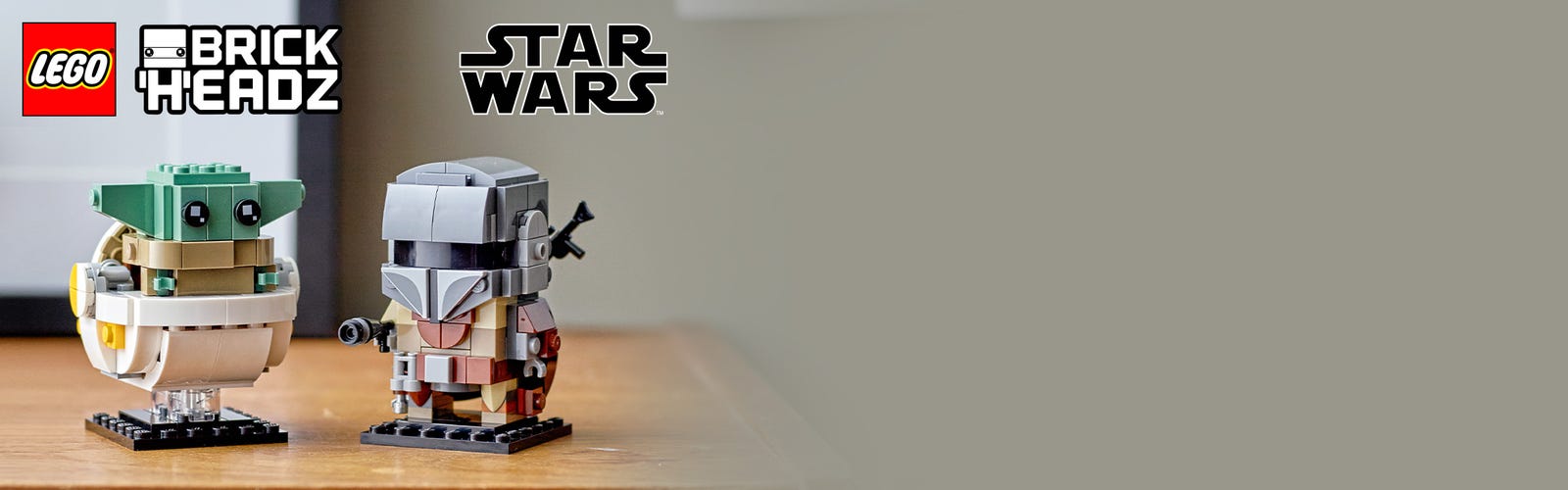 LEGO BrickHeadz Star Wars - The Mandalorian & the Child 75317 (Retiring  Soon) by LEGO