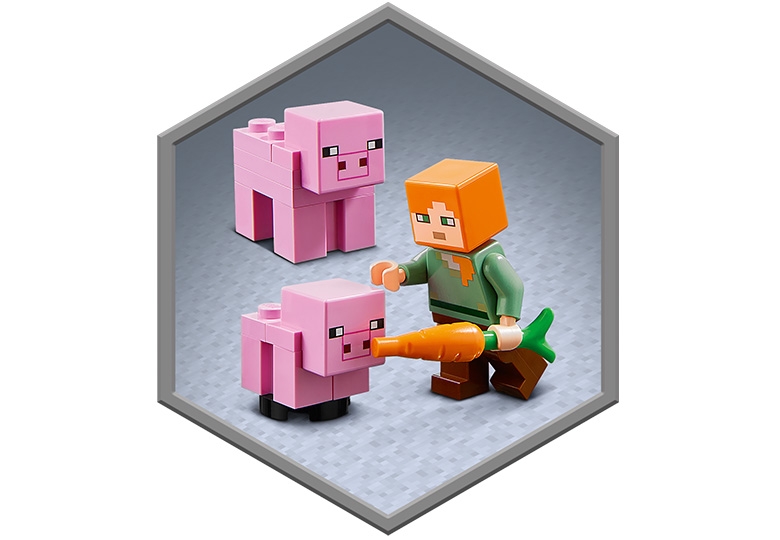 Lego best sale pig minecraft