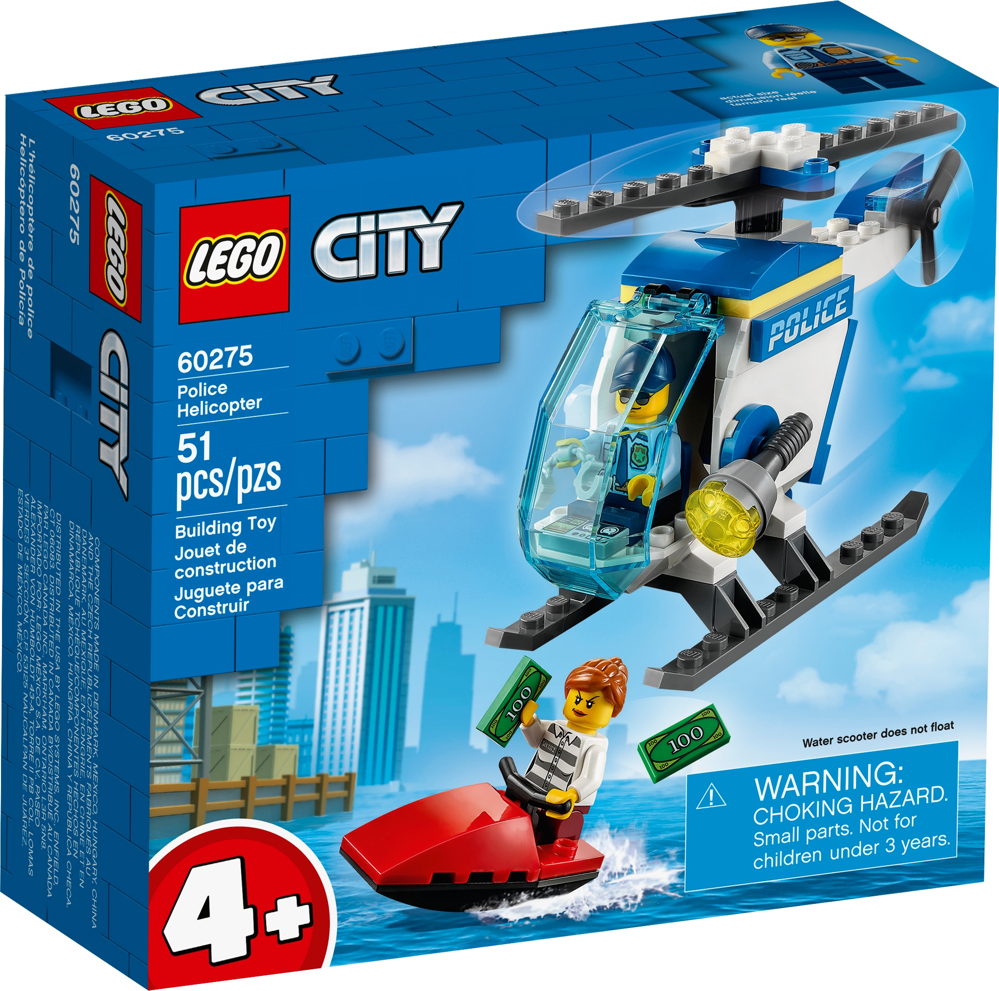 Rand diamant Pardon Police Helicopter 60275 | City | Buy online at the Official LEGO® Shop US
