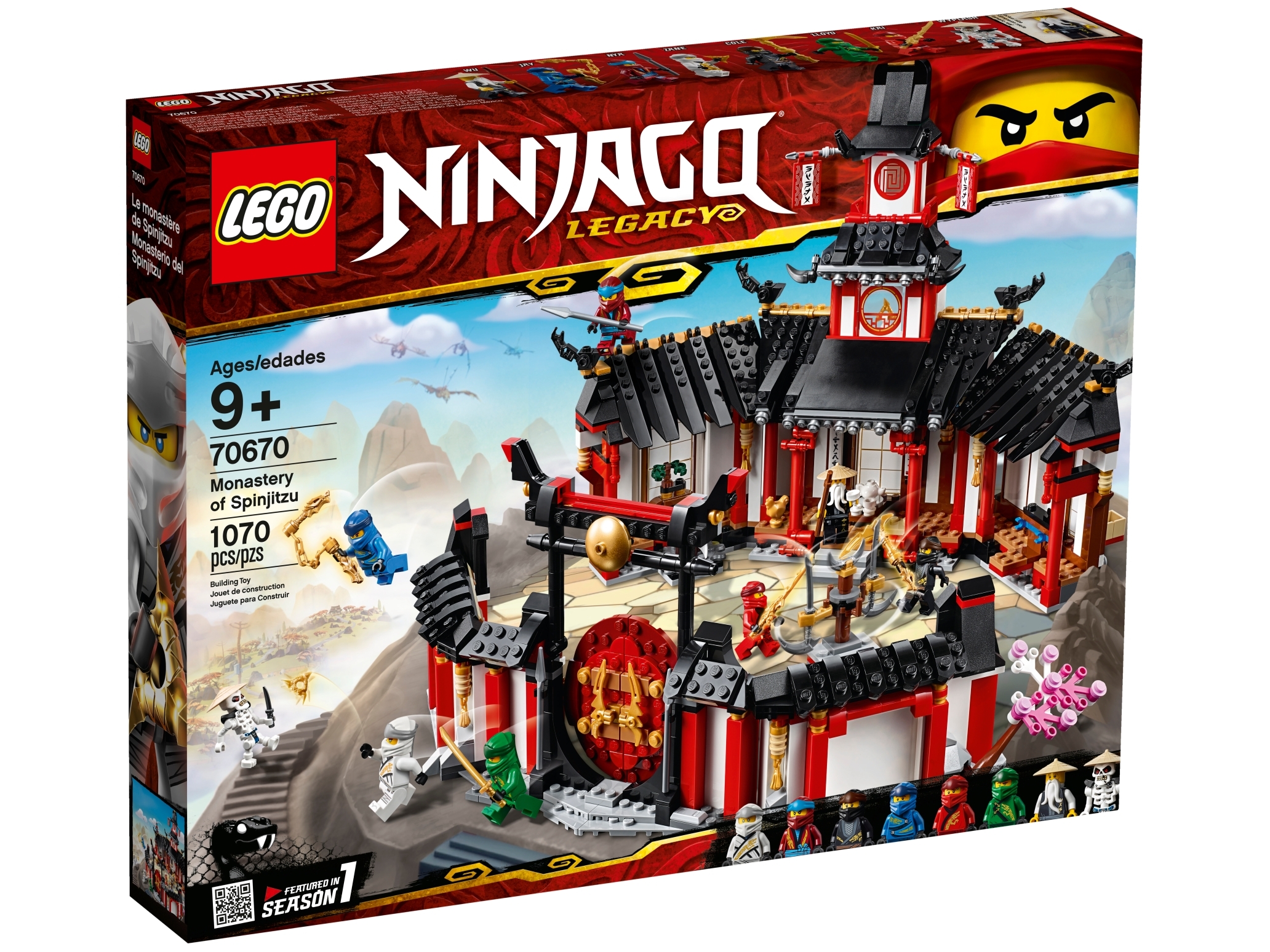 lego ninjago monastery spinjitzu 70670