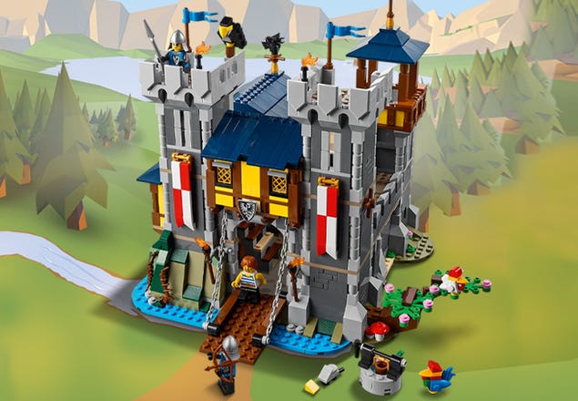 Keskiaikainen linna 31120 | Creator 3-in-1 | Virallinen LEGO®-kaupasta FI