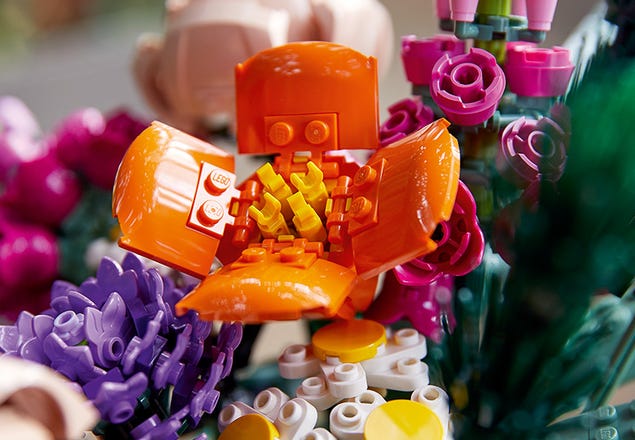 LEGO Creator Rose Set Di Fiori Finti Compatibile Con Bouquet Di Fiori  Artificial 313026013061
