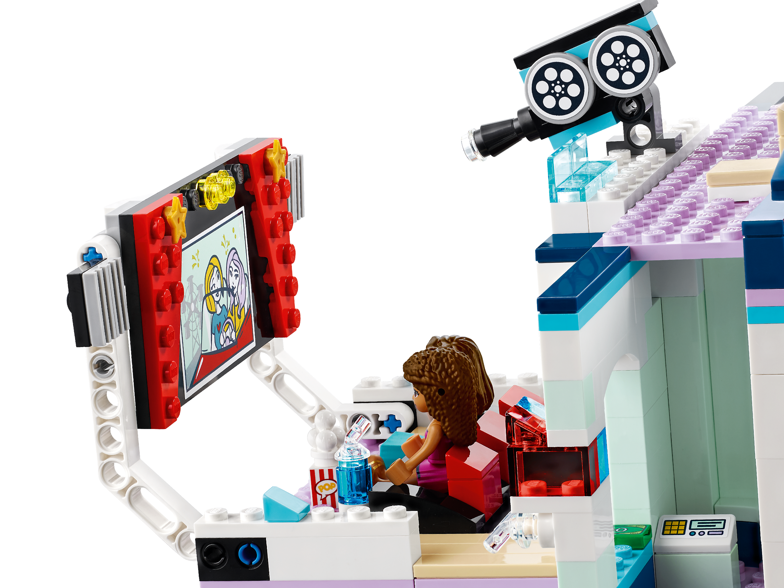 LEGO® Friends 41448 Le Cinéma de Heartlake City avec Support Téléphone, Jeu  Créatif pour Fille et Garçon de 7 ans et plus - Cdiscount Jeux - Jouets