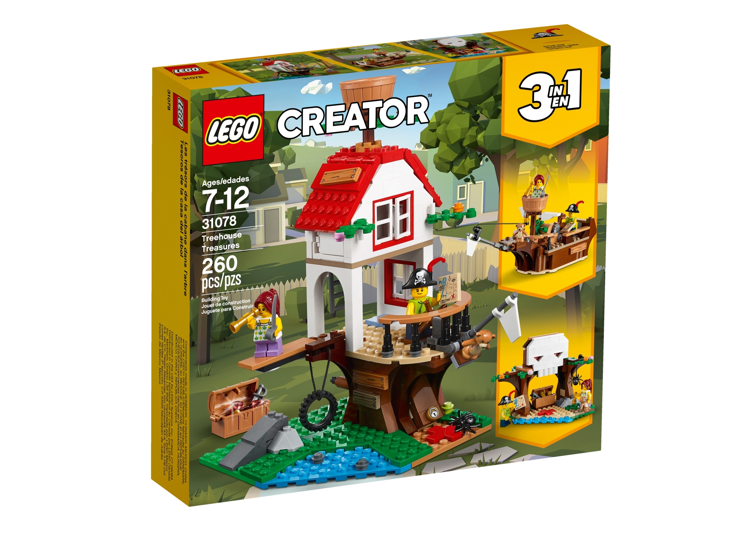 afbrudt storhedsvanvid Luksus Treehouse Treasures 31078 | Creator 3-in-1 | Buy online at the Official LEGO®  Shop US