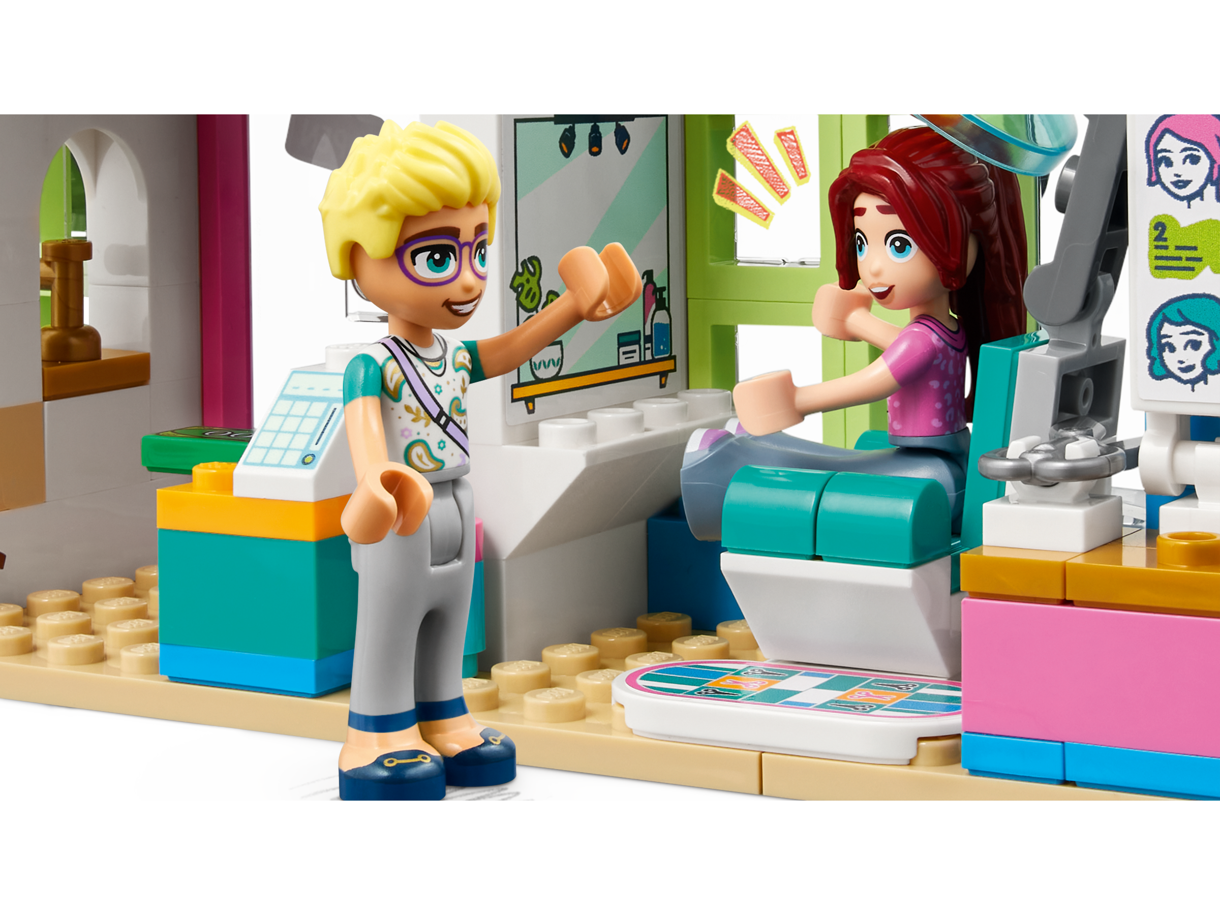 the 41743 | LEGO® Salon Friends Hair Shop | Buy online Official IL at