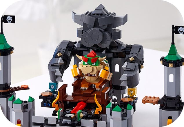 LEGO 71369 Super Mario Bowser's Castle Boss Battle Expansion Set Buildable  Game for8 years and up