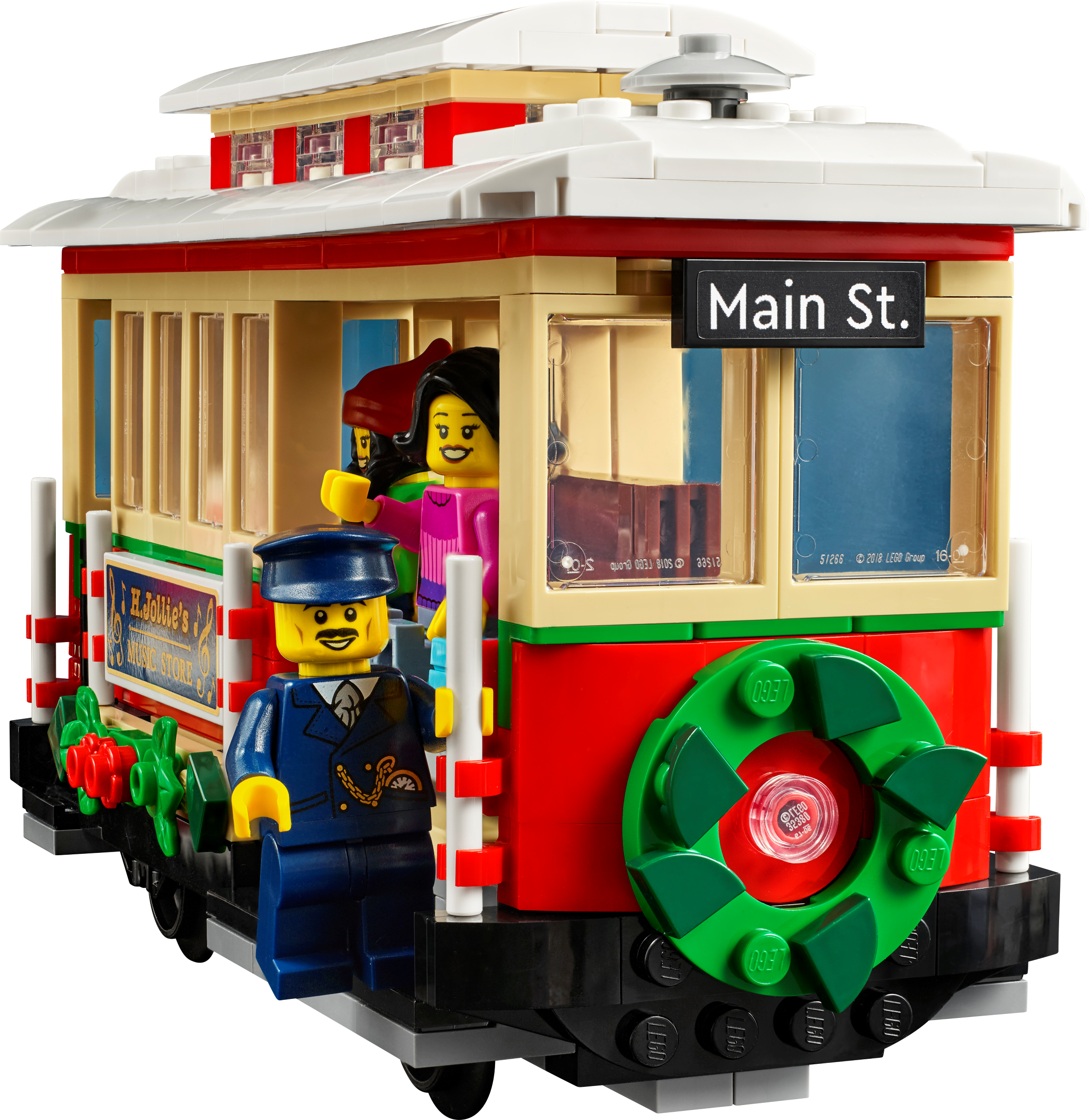 Julepyntet hovedgade 10308 | LEGO® | Officiel LEGO® Shop
