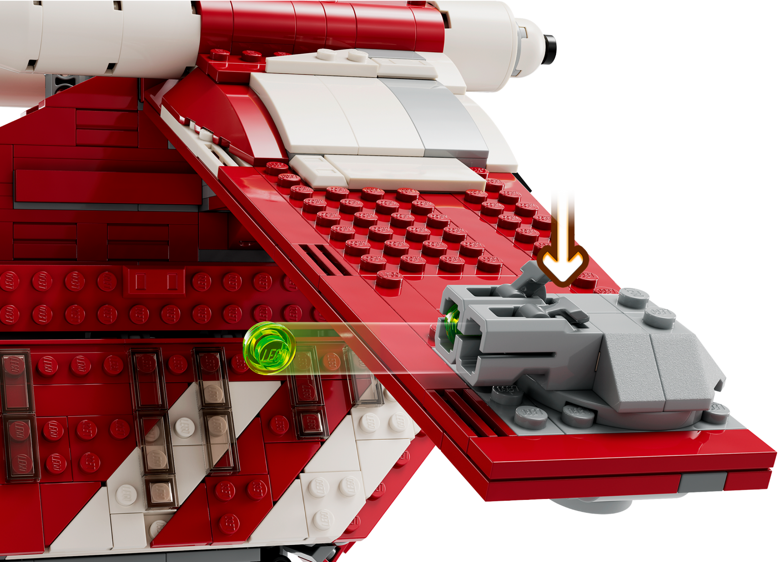 Lego Star Wars: The Clone Wars Coruscant Guard Gunship 75354 : Target