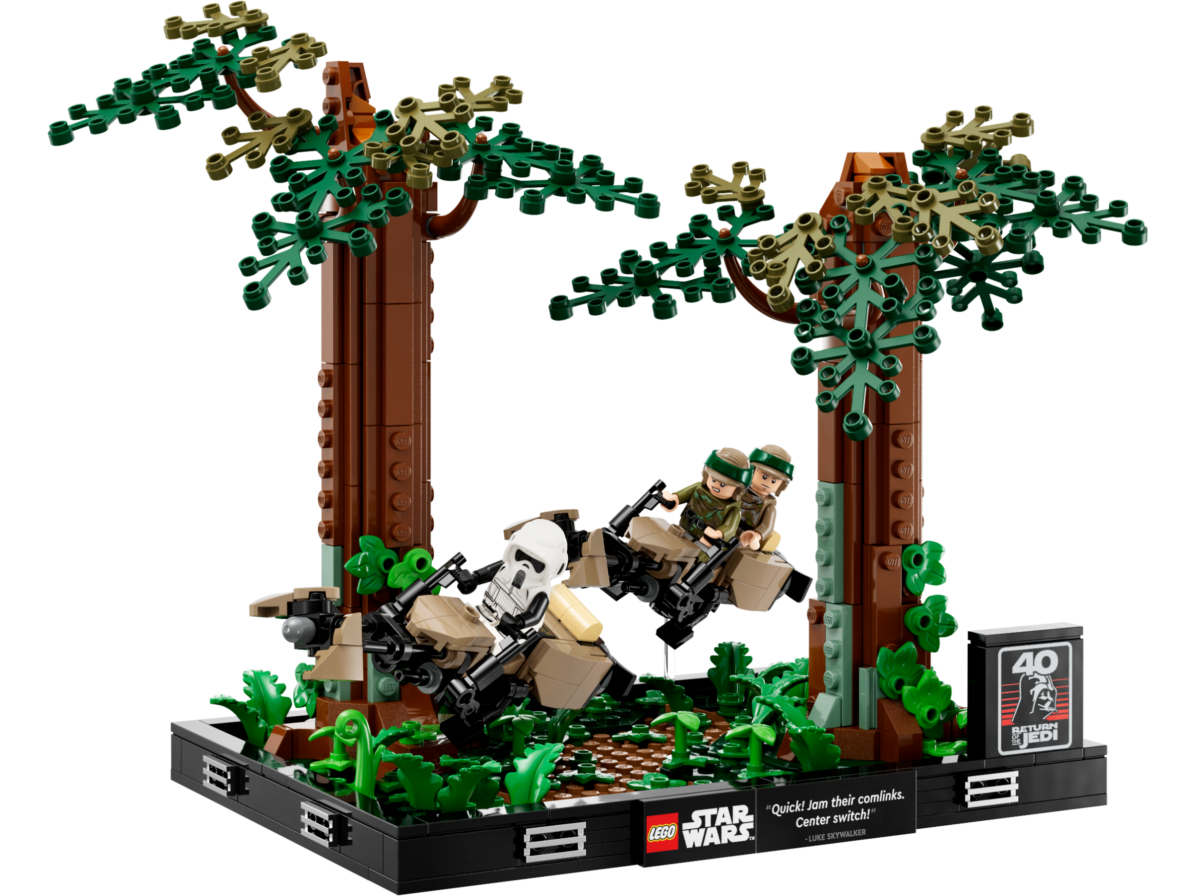 Endor™ Speeder Chase Diorama 75353 | Star Wars™ | Buy online at the  Official LEGO® Shop US