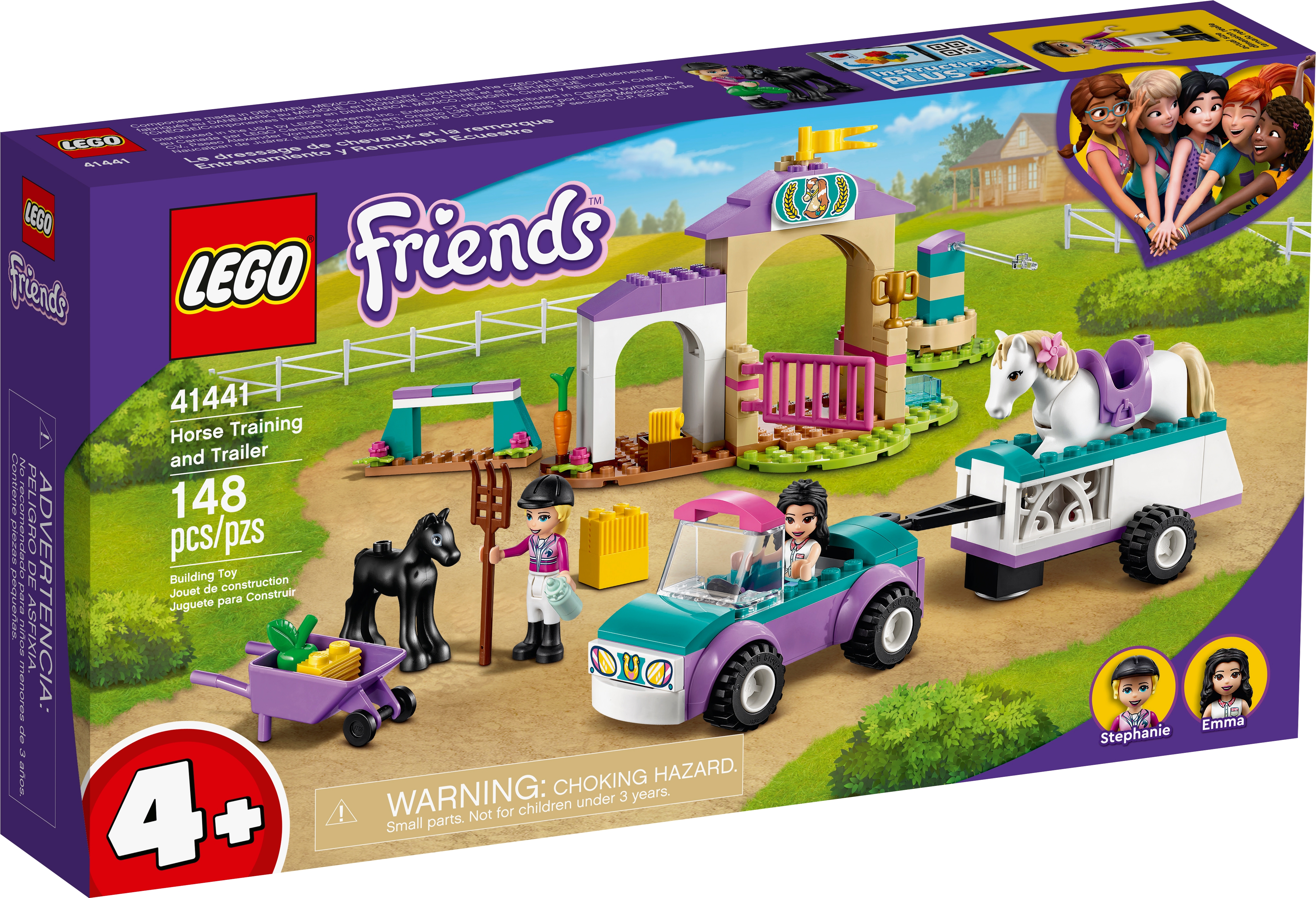 Ratsastusvalmennus ja traileri 41441 | Friends | Virallinen LEGO®-kaupasta  FI