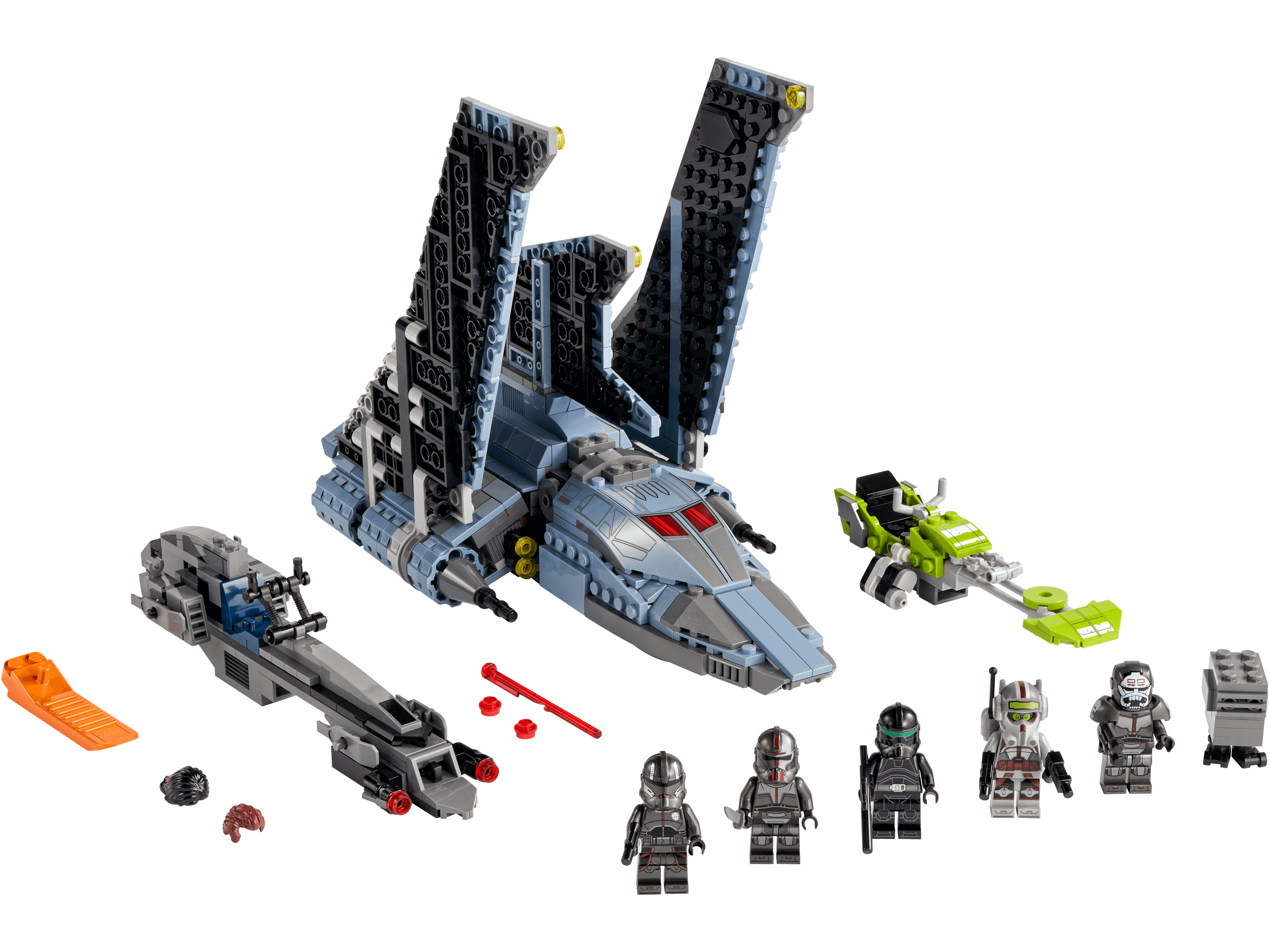 raket zelf Kliniek The Bad Batch™ Attack Shuttle 75314 | Star Wars™ | Buy online at the  Official LEGO® Shop US