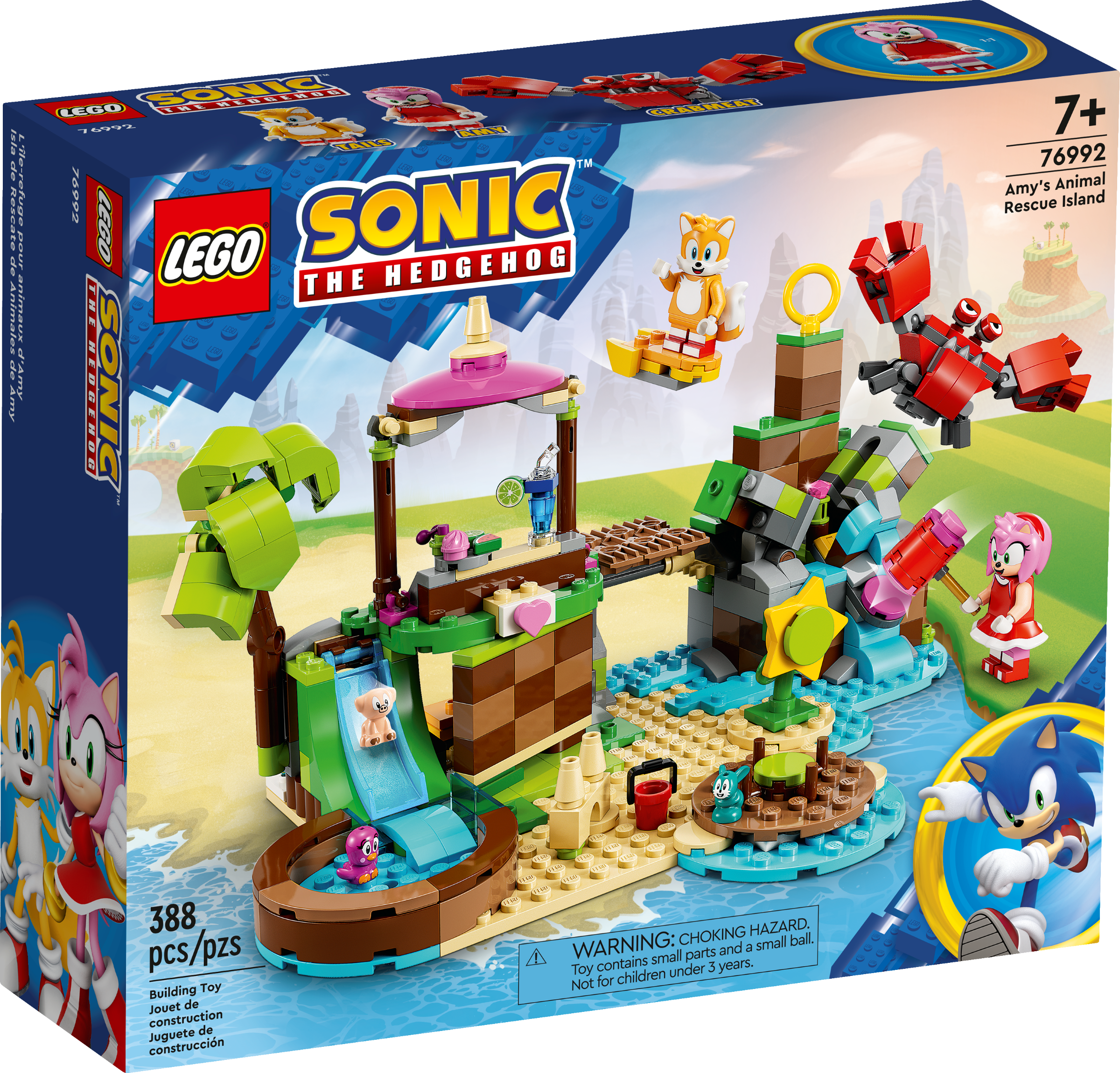 Amy's Animal Rescue Island 76992 | LEGO® Sonic the Hedgehog™ | Buy online  at the Official LEGO® Shop US