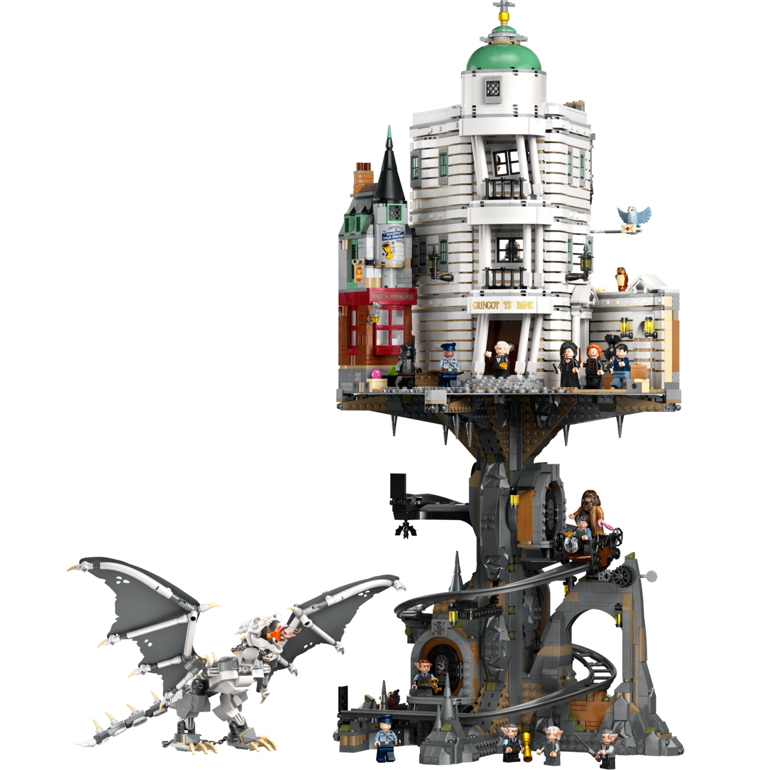 Vitrine en plexiglas® pour LEGO® La banque Gringotts (76417)