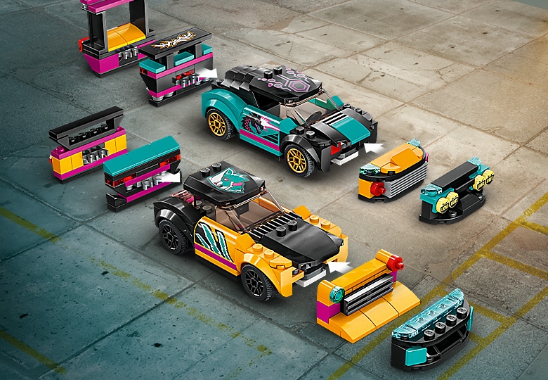 Lego car garage sale