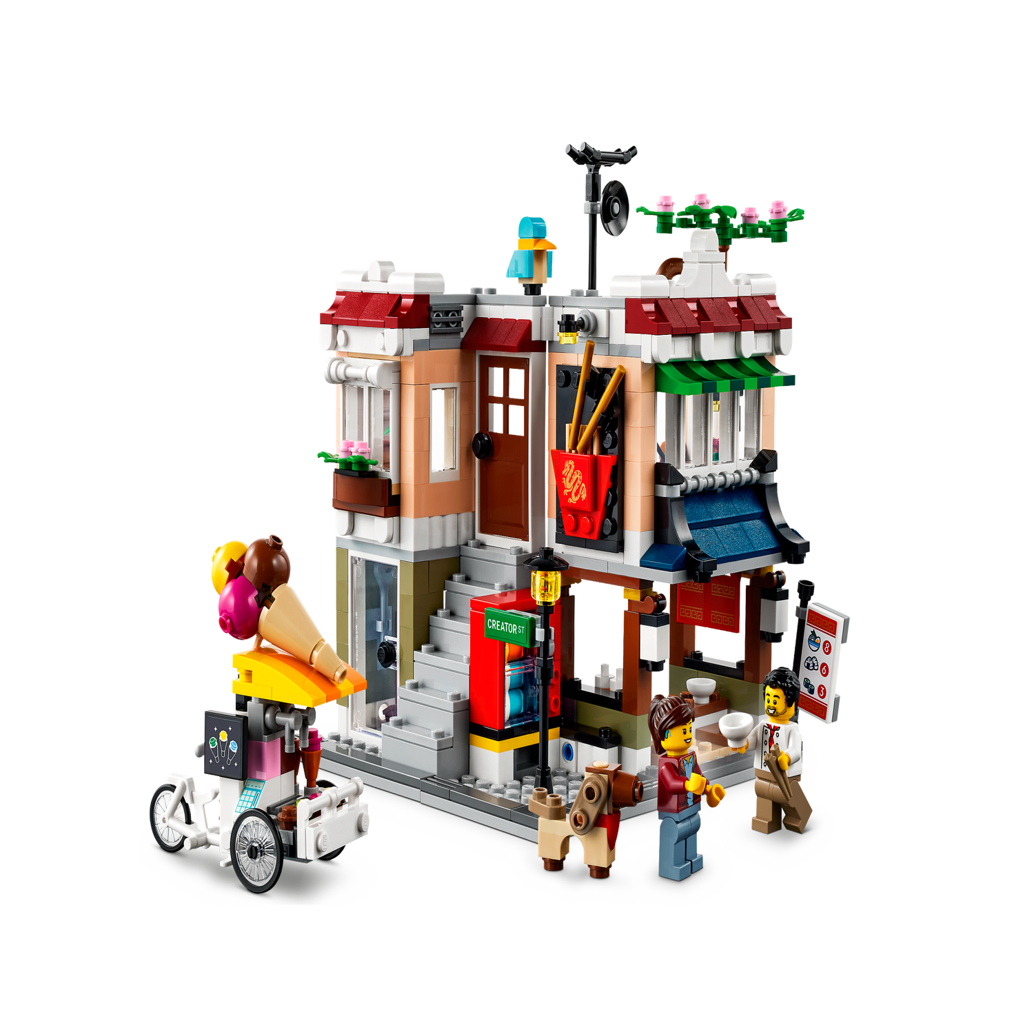 LEGO Creator 31131 Downtown Noodle Shop Speed Build 