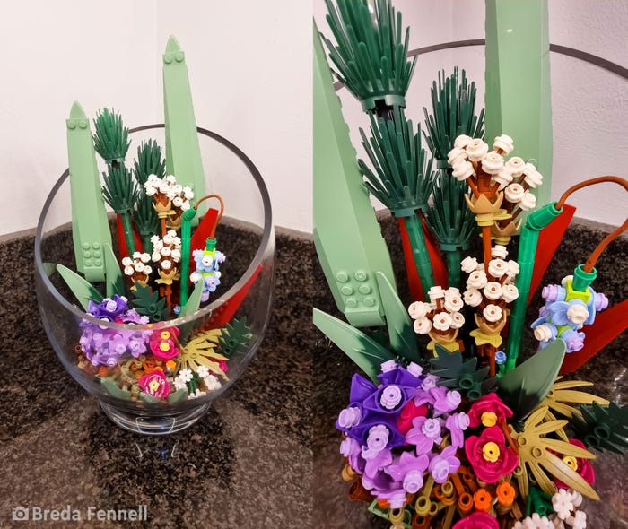 Come disporre i fiori LEGO®