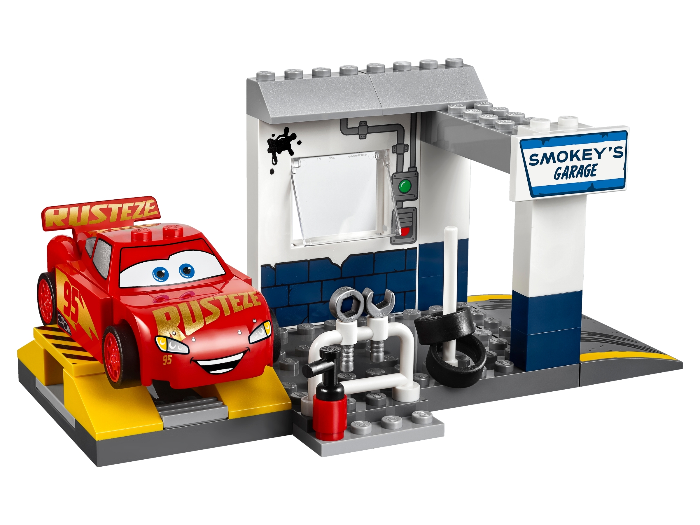 lego cars smokey's garage