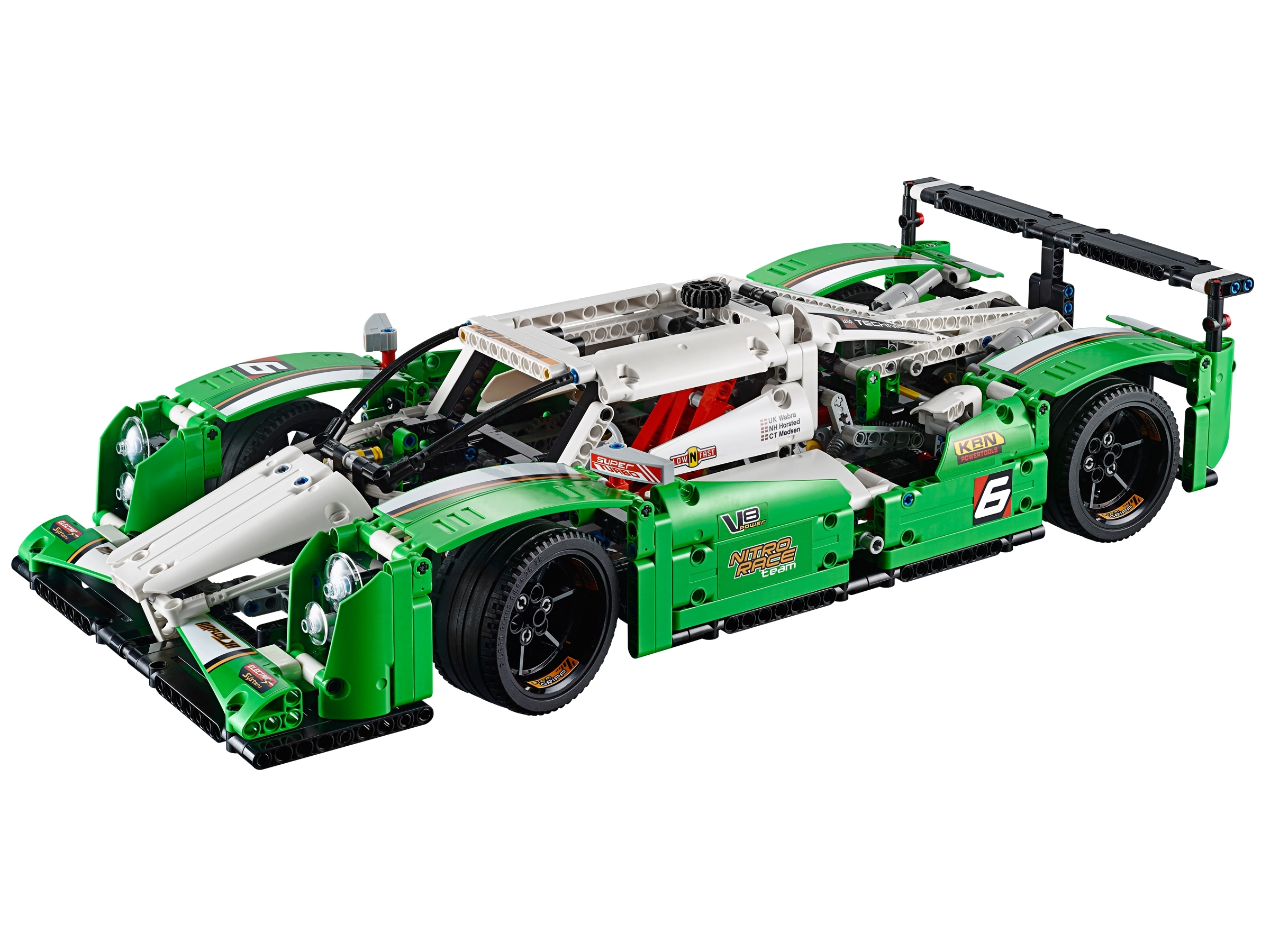 lego technic green race car