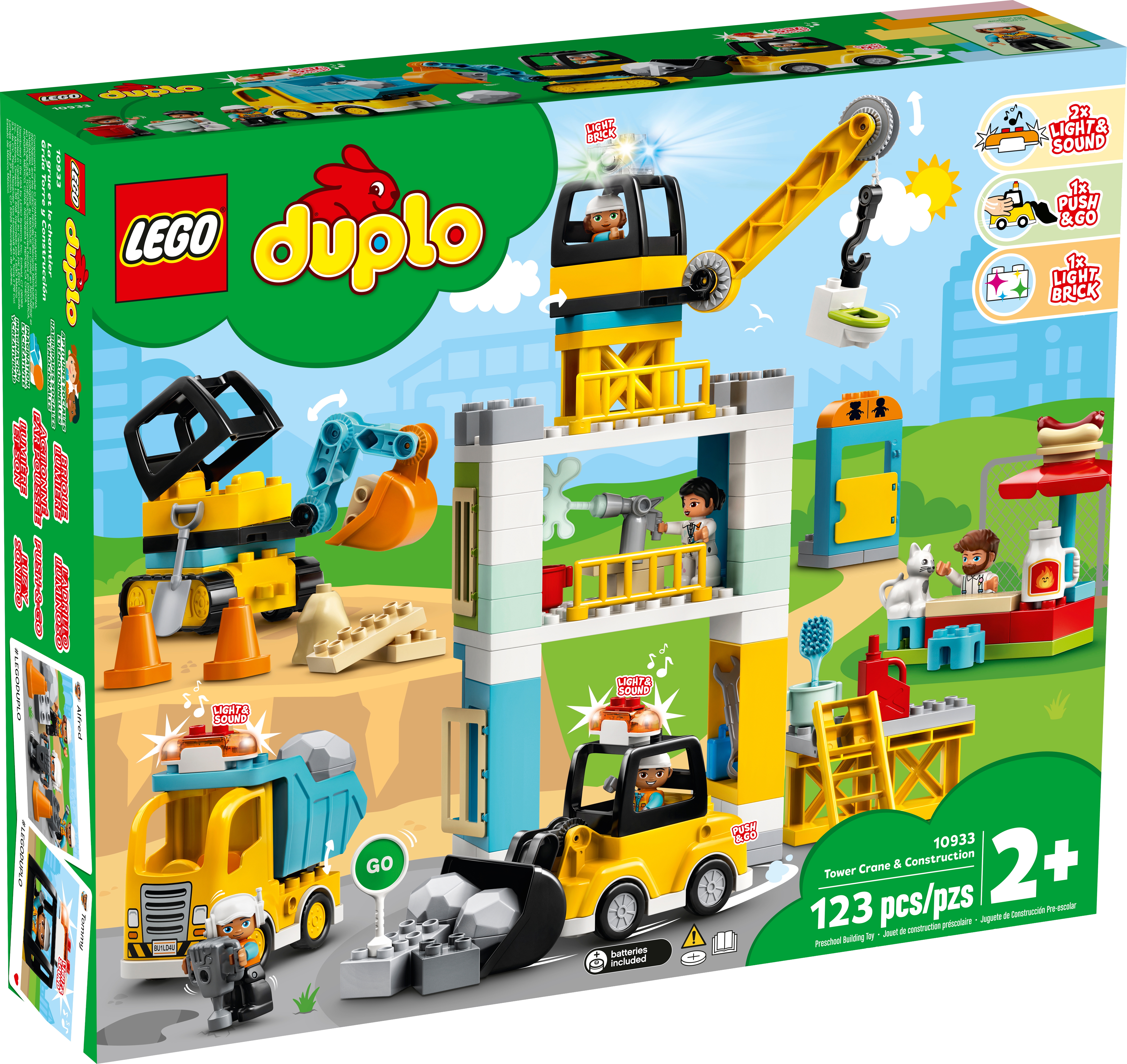 Tower Crane & Construction 10933 | DUPLO® | Buy online at the Official  LEGO® Shop US