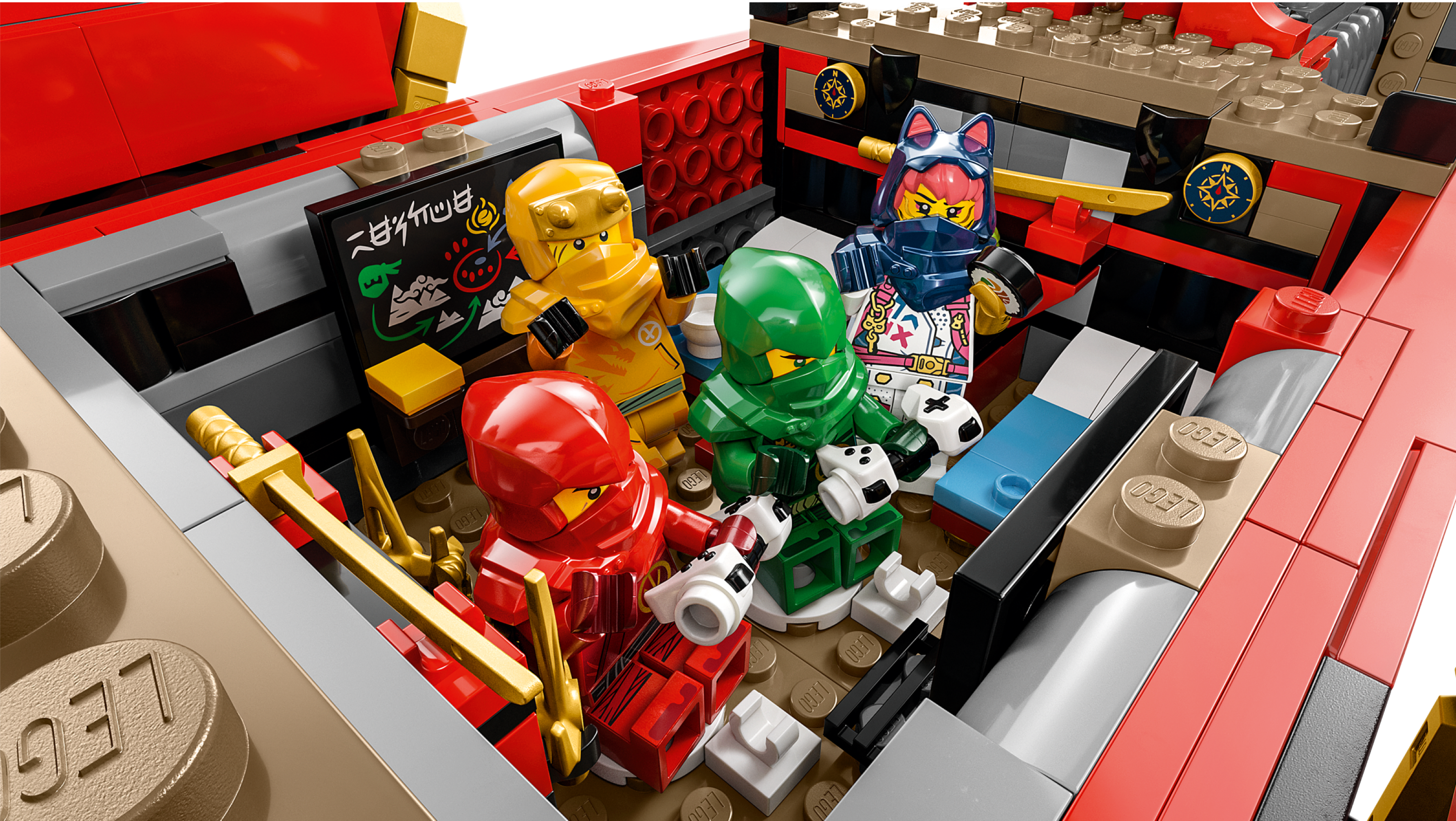 Lego Ninjago Destiny's Bounty – Race Against Time Dragon Building Toy 71797  : Target