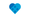 A blue LEGO heart