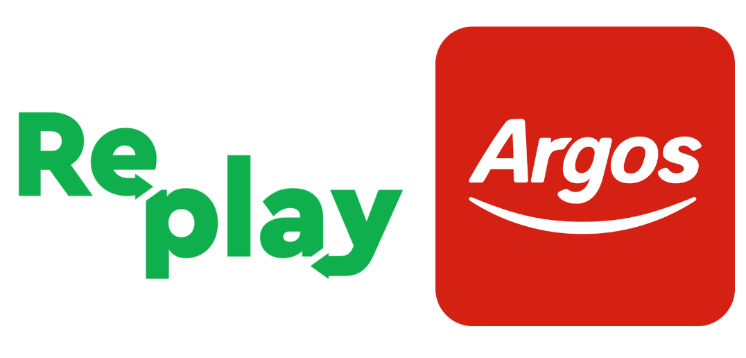 Replay and Argos Sustainability LEGO