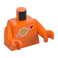 Lego orange space torso