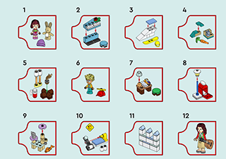 乐高好朋友 2024 年圣诞倒数日历说明书
