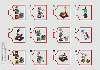 乐高®哈利·波特™ 2024 年圣诞倒数日历说明书