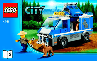 lego city police dog van